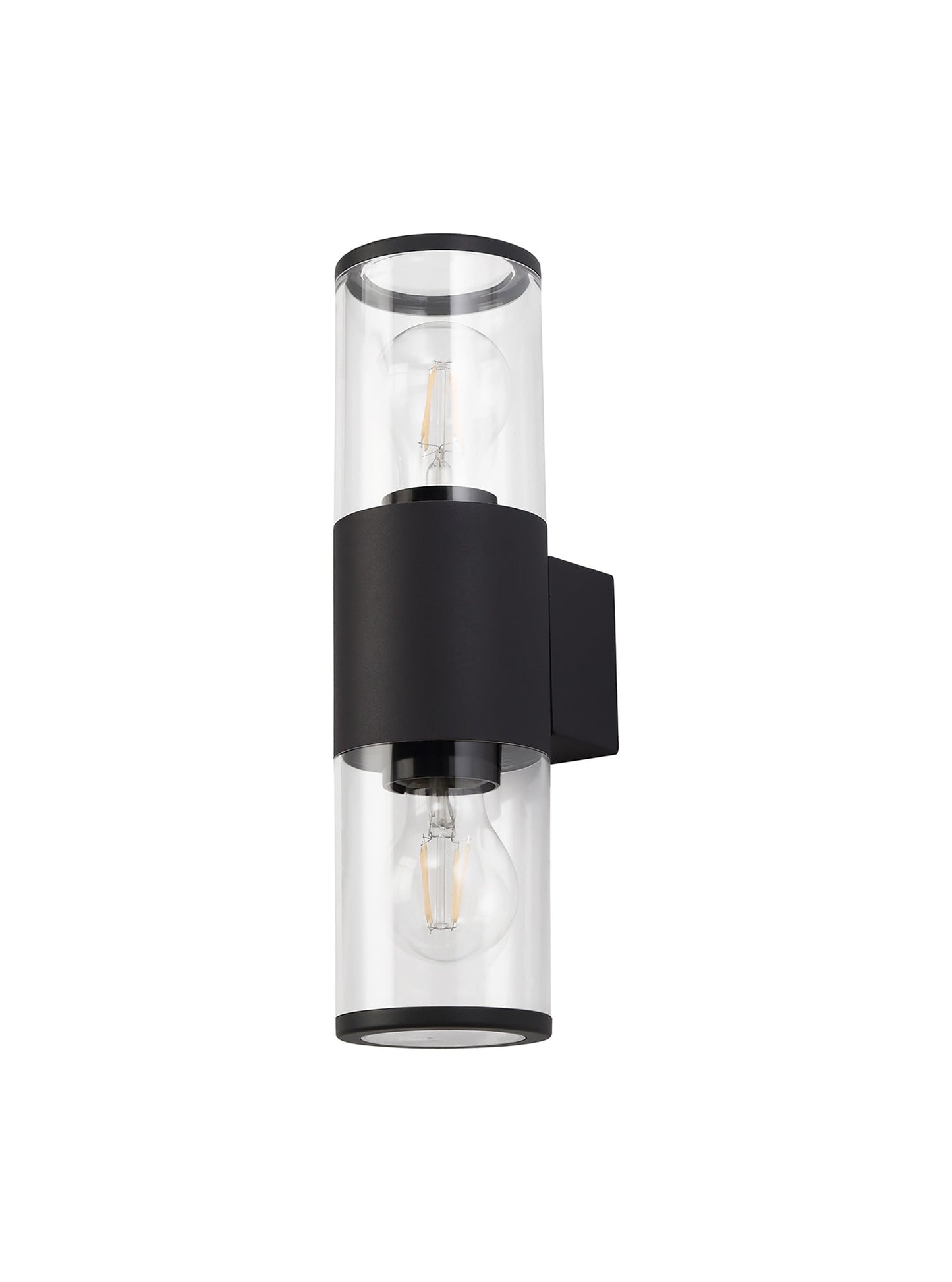Paddock Wall Lamp 2 x E27, IP54, Anthracite and Smoked, 2yrs Warranty