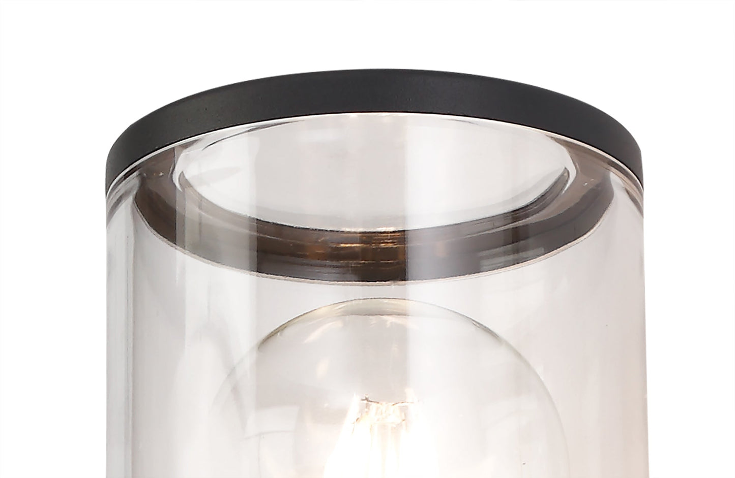 Paddock Wall Lamp 2 x E27, IP54, Anthracite and Smoked, 2yrs Warranty