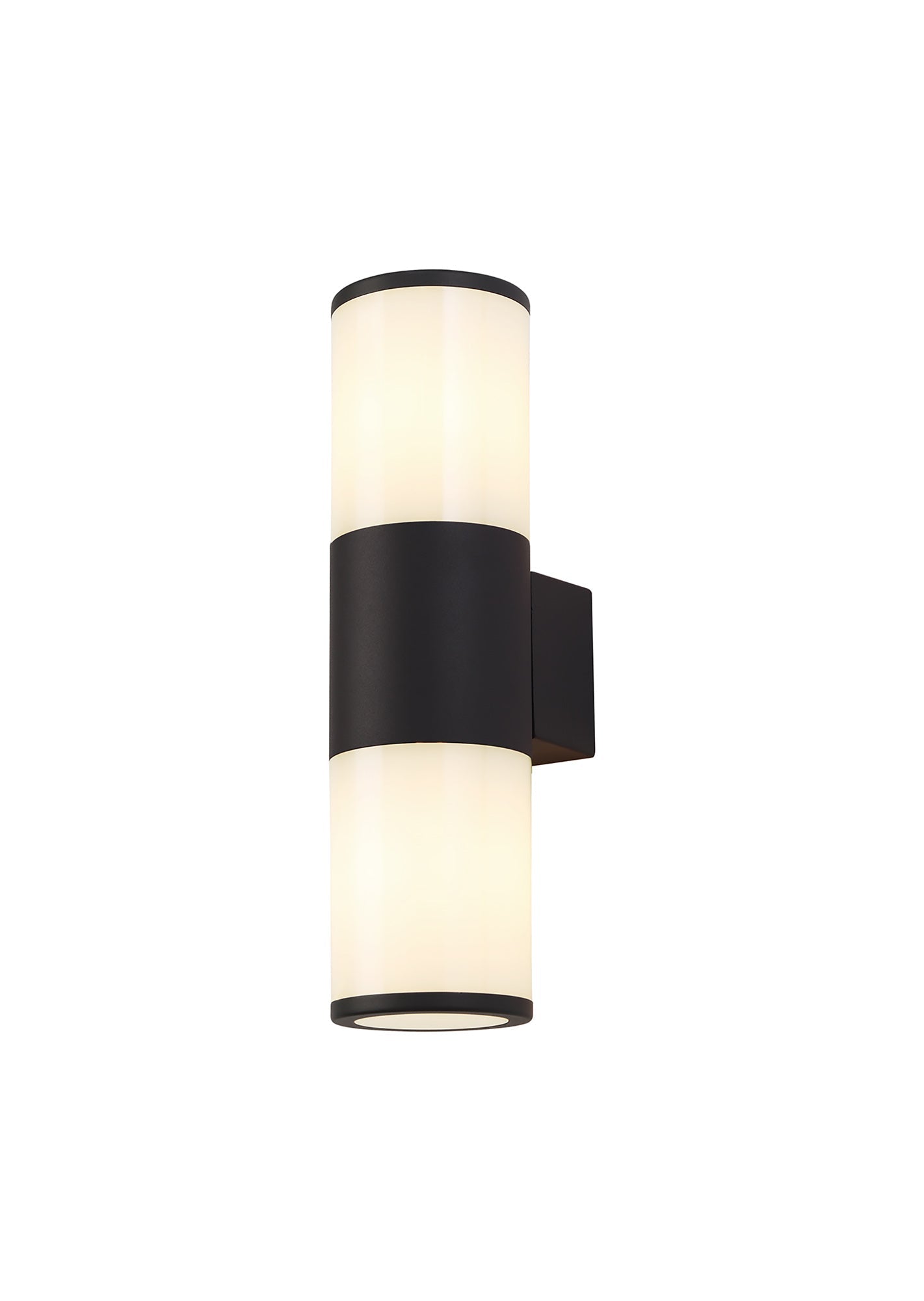 Paddock Wall Lamp 2 x E27, IP54, Anthracite and Smoked, 2yrs Warranty