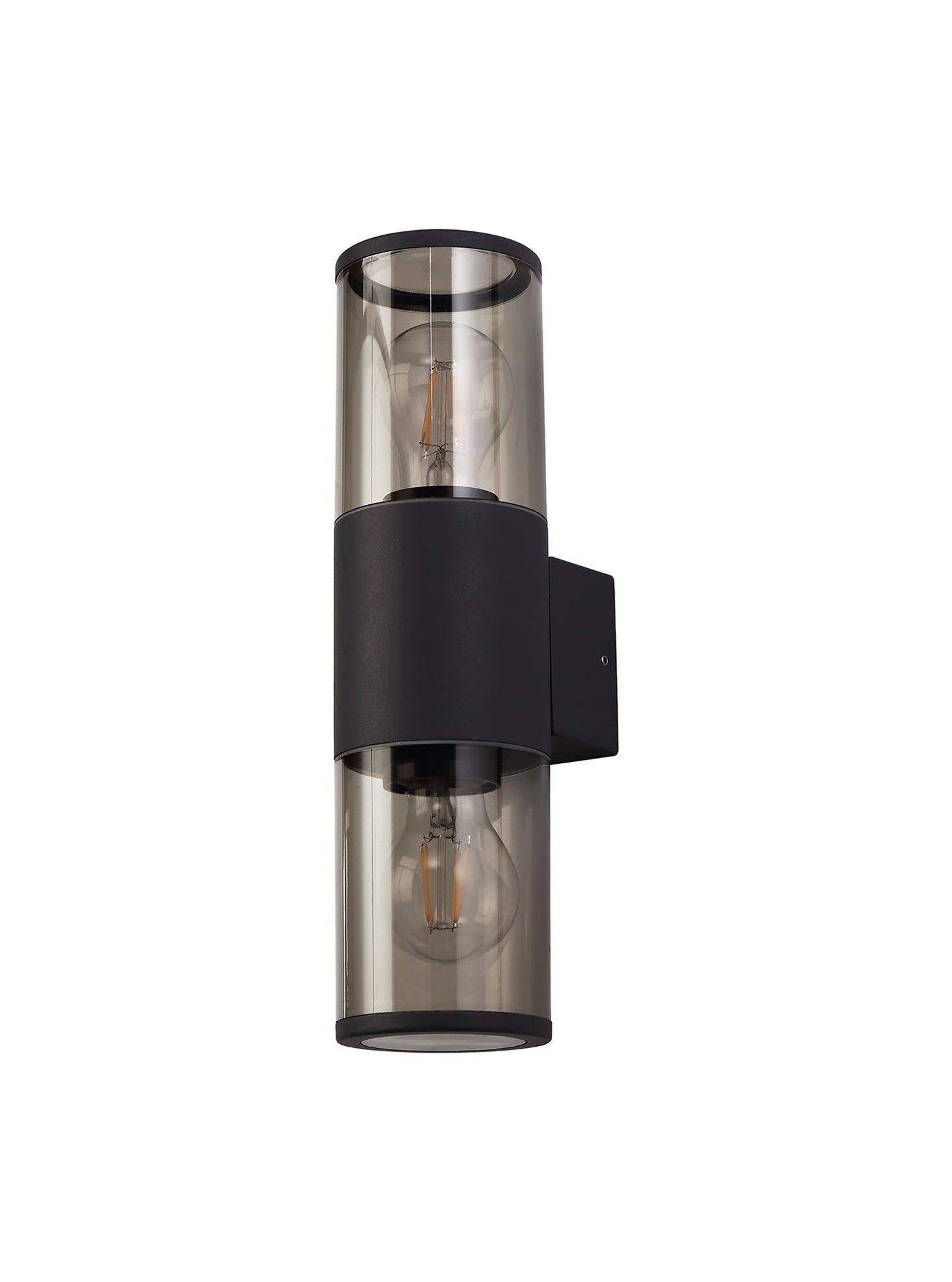 Paddock Wall Lamp 2 x E27, IP54, Anthracite and Smoked, 2yrs Warranty