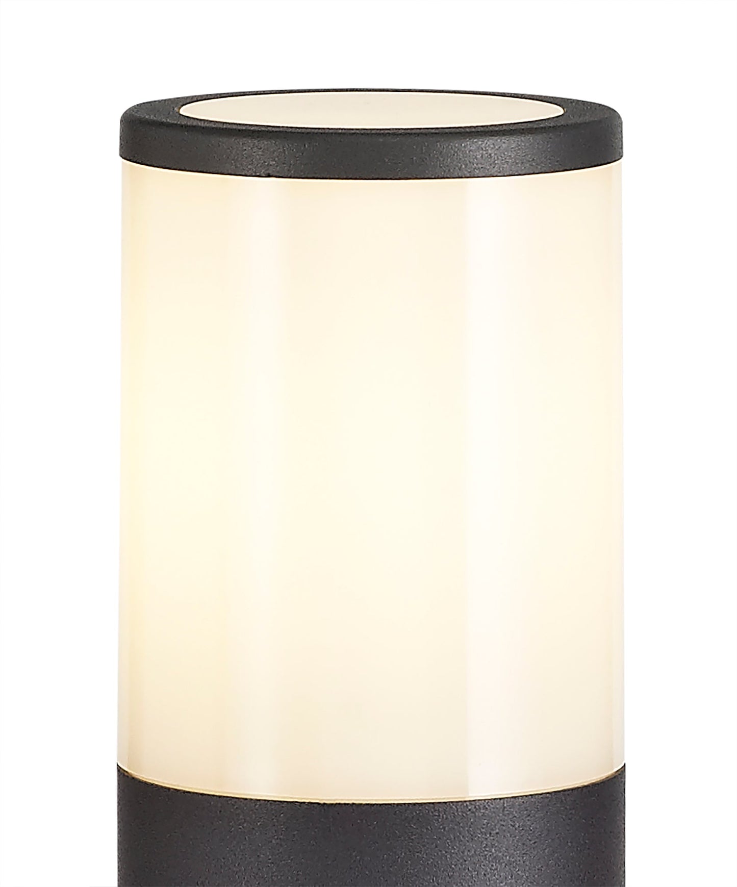 Paddock 45cm Post Lamp 1 x E27, IP54, Anthracite and Opal, 2yrs Warranty