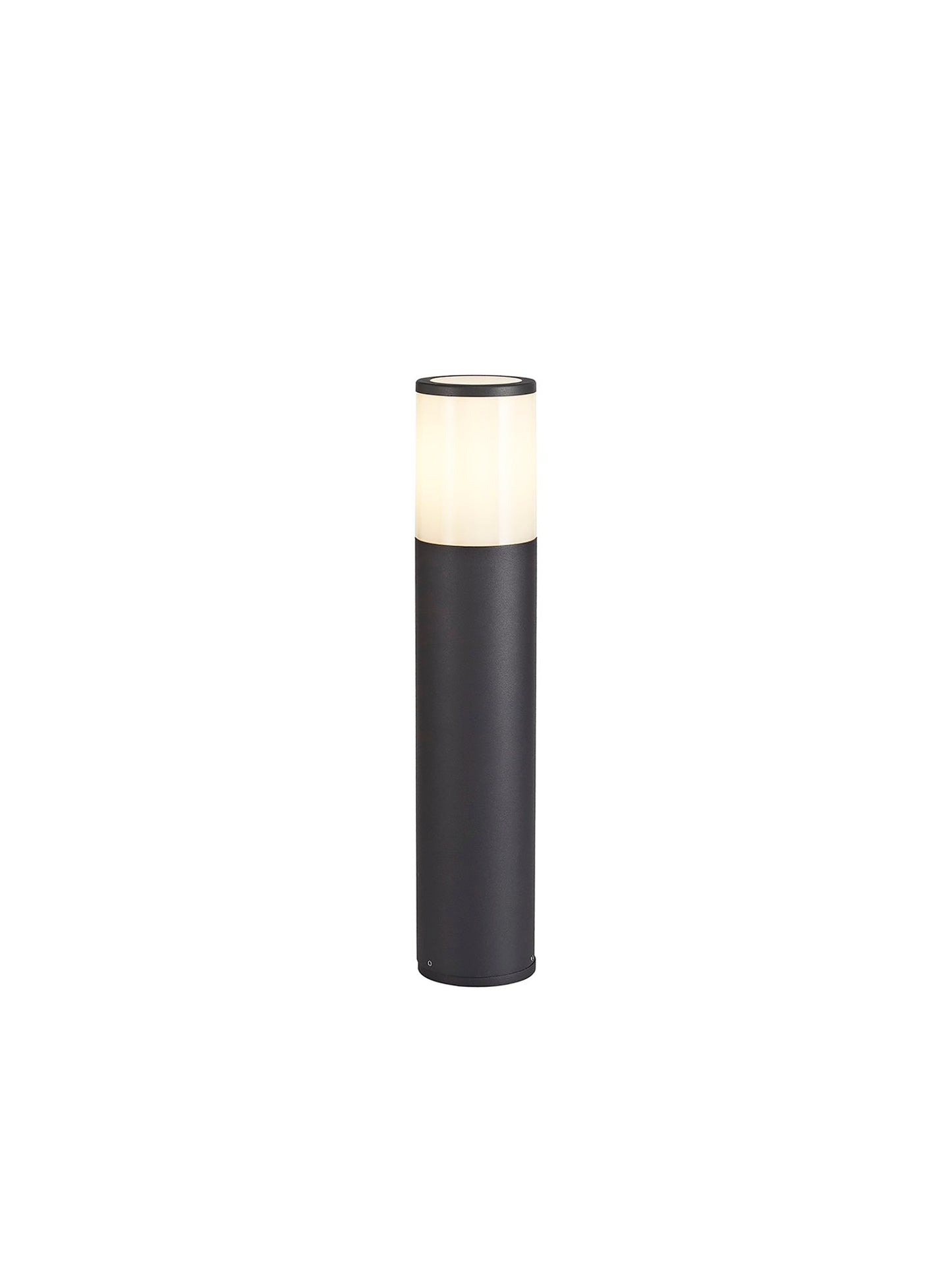 Paddock 45cm Post Lamp 1 x E27, IP54, Anthracite and Opal, 2yrs Warranty