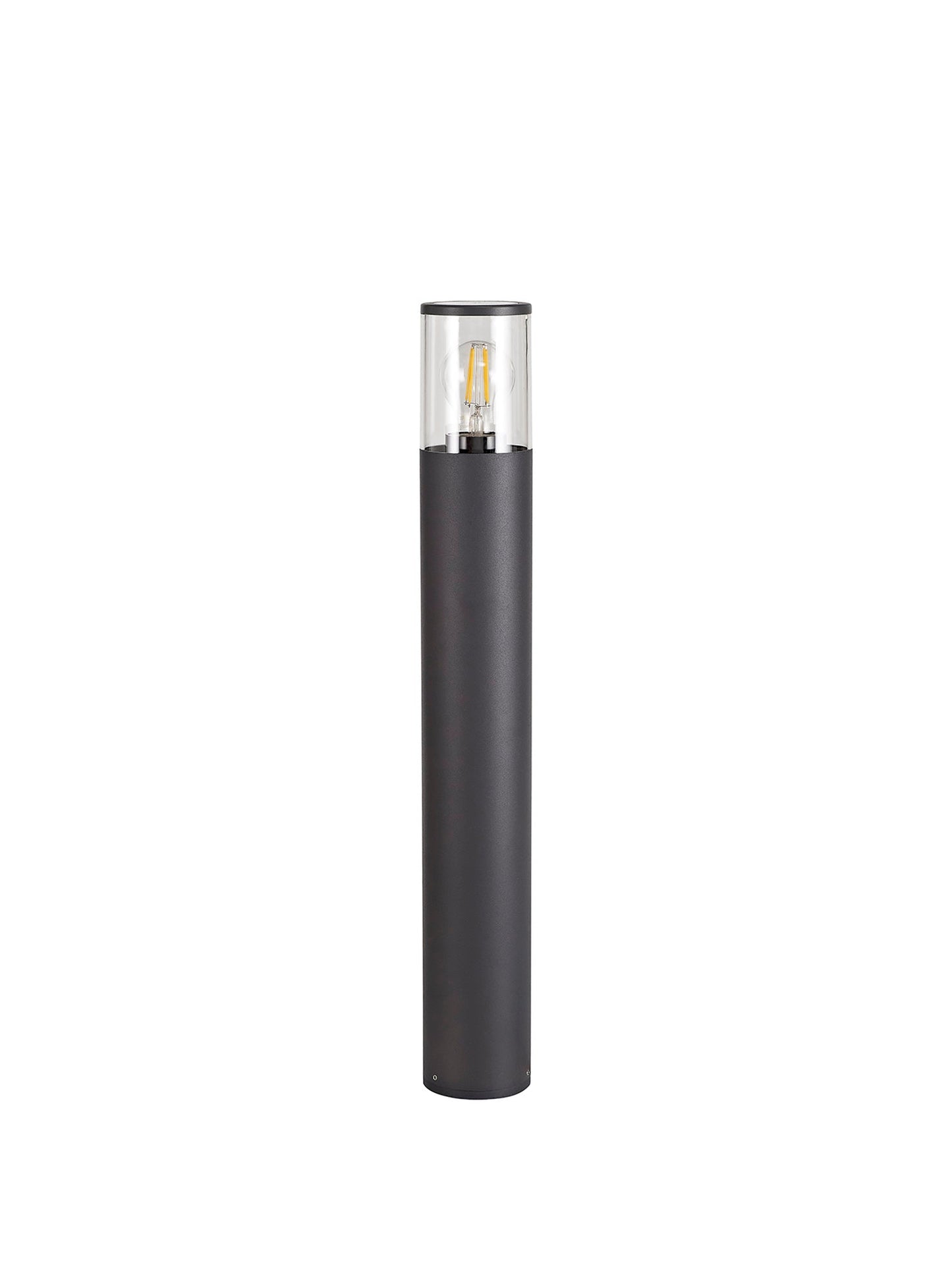 Paddock 65cm Post Lamp 1 x E27, IP54, Anthracite and Clear, 2yrs Warranty