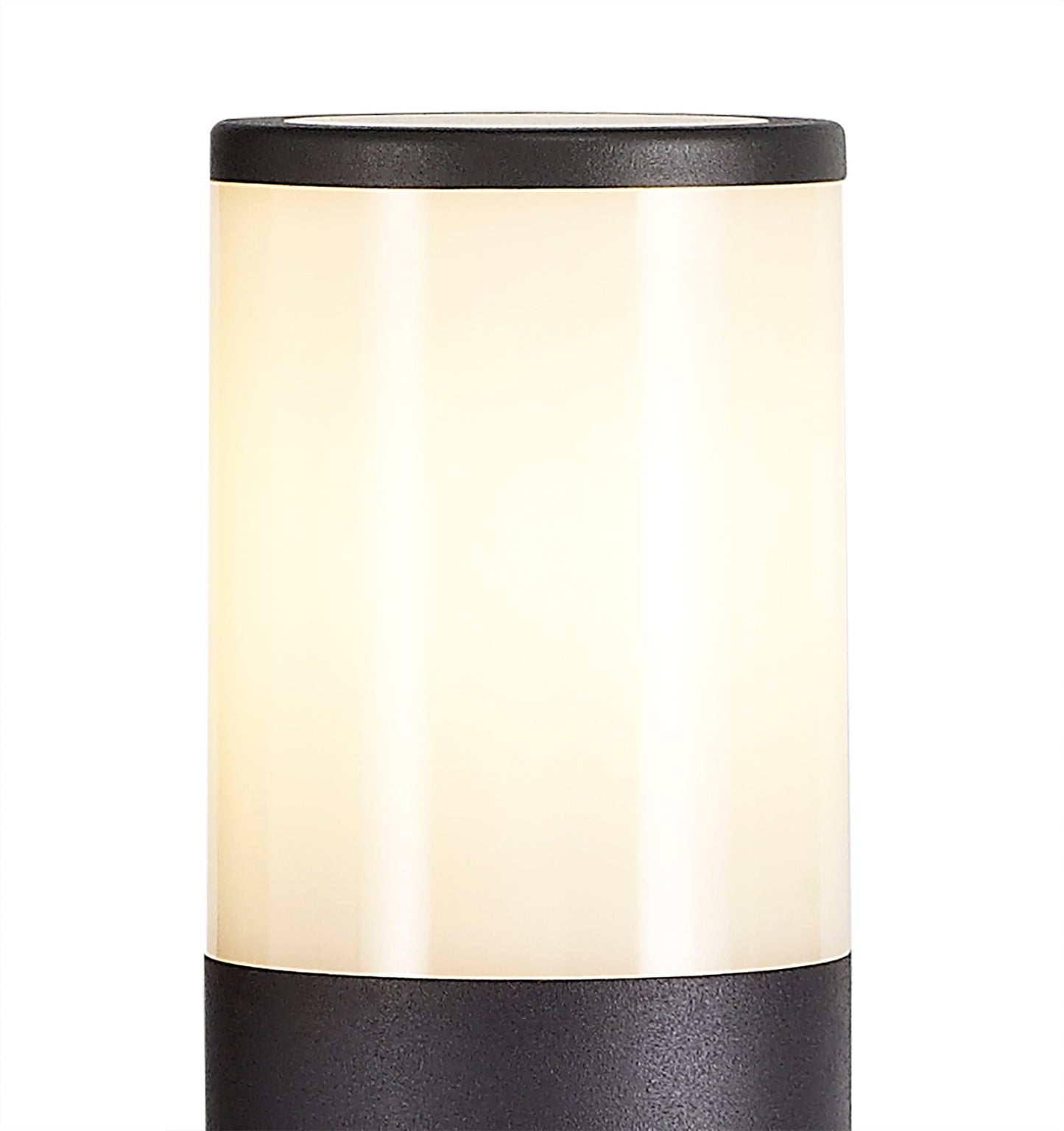 Paddock 65cm Post Lamp 1 x E27, IP54, Anthracite and Opal, 2yrs Warranty