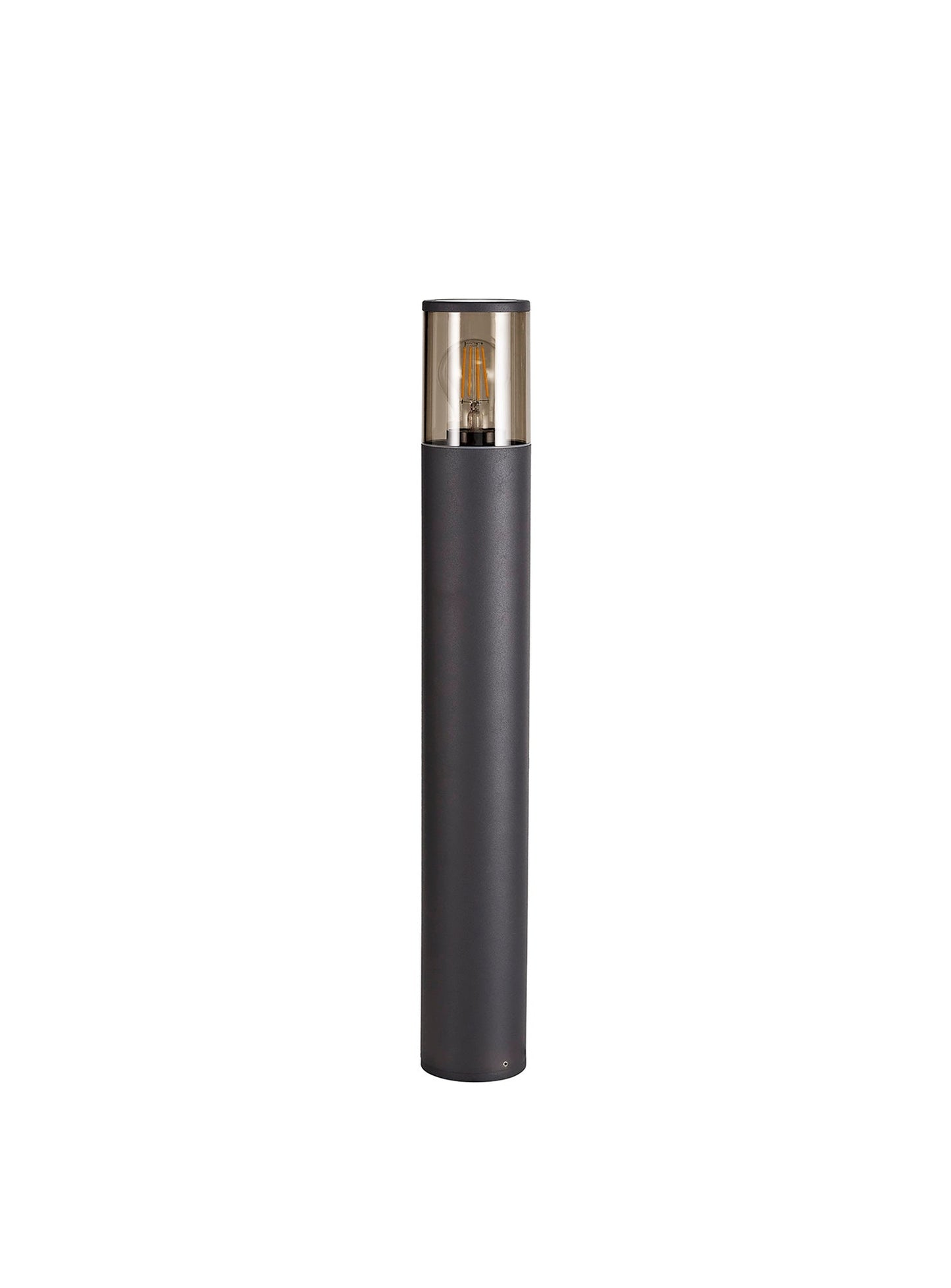 Paddock 65cm Post Lamp 1 x E27, IP54, Anthracite and Smoked, 2yrs Warranty