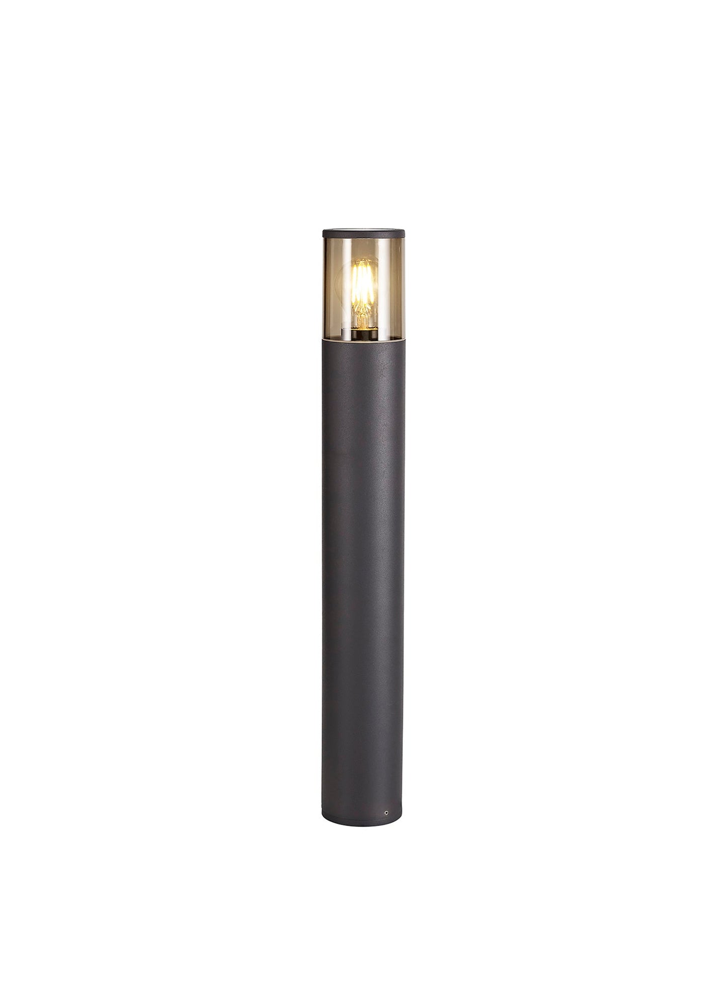 Paddock 65cm Post Lamp 1 x E27, IP54, Anthracite and Smoked, 2yrs Warranty