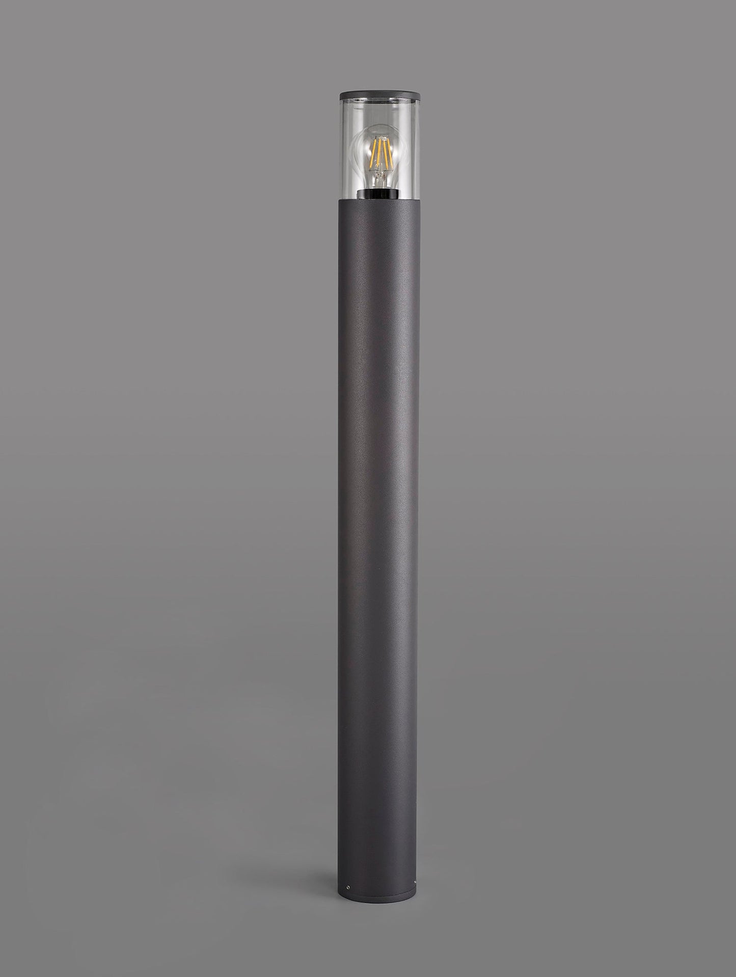 Paddock 90cm Post Lamp 1 x E27, IP54, Anthracite and Clear, 2yrs Warranty