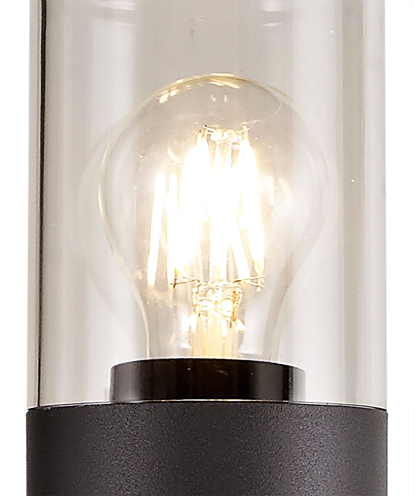 Paddock 90cm Post Lamp 1 x E27, IP54, Anthracite and Clear, 2yrs Warranty