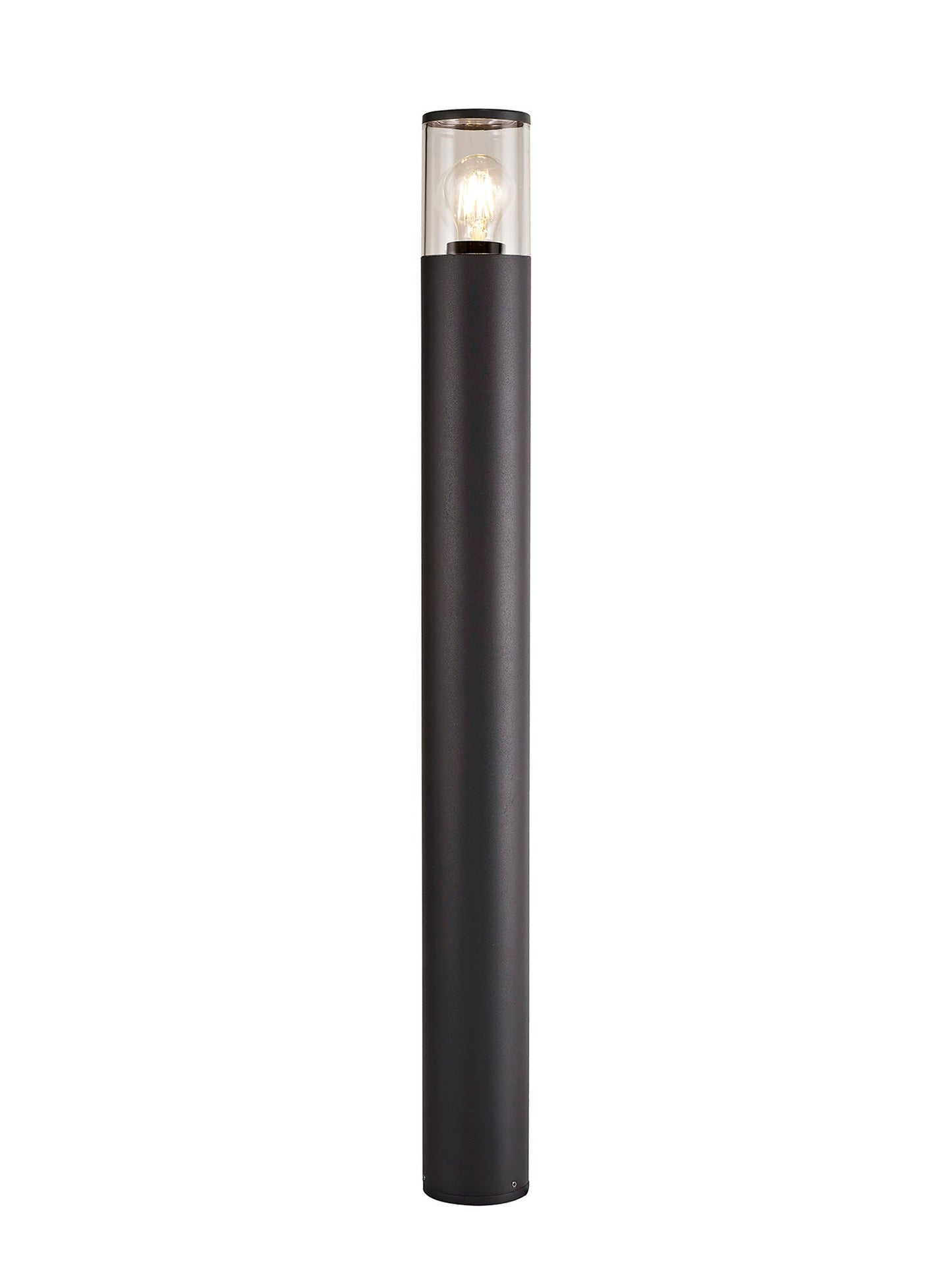 Paddock 90cm Post Lamp 1 x E27, IP54, Anthracite and Clear, 2yrs Warranty