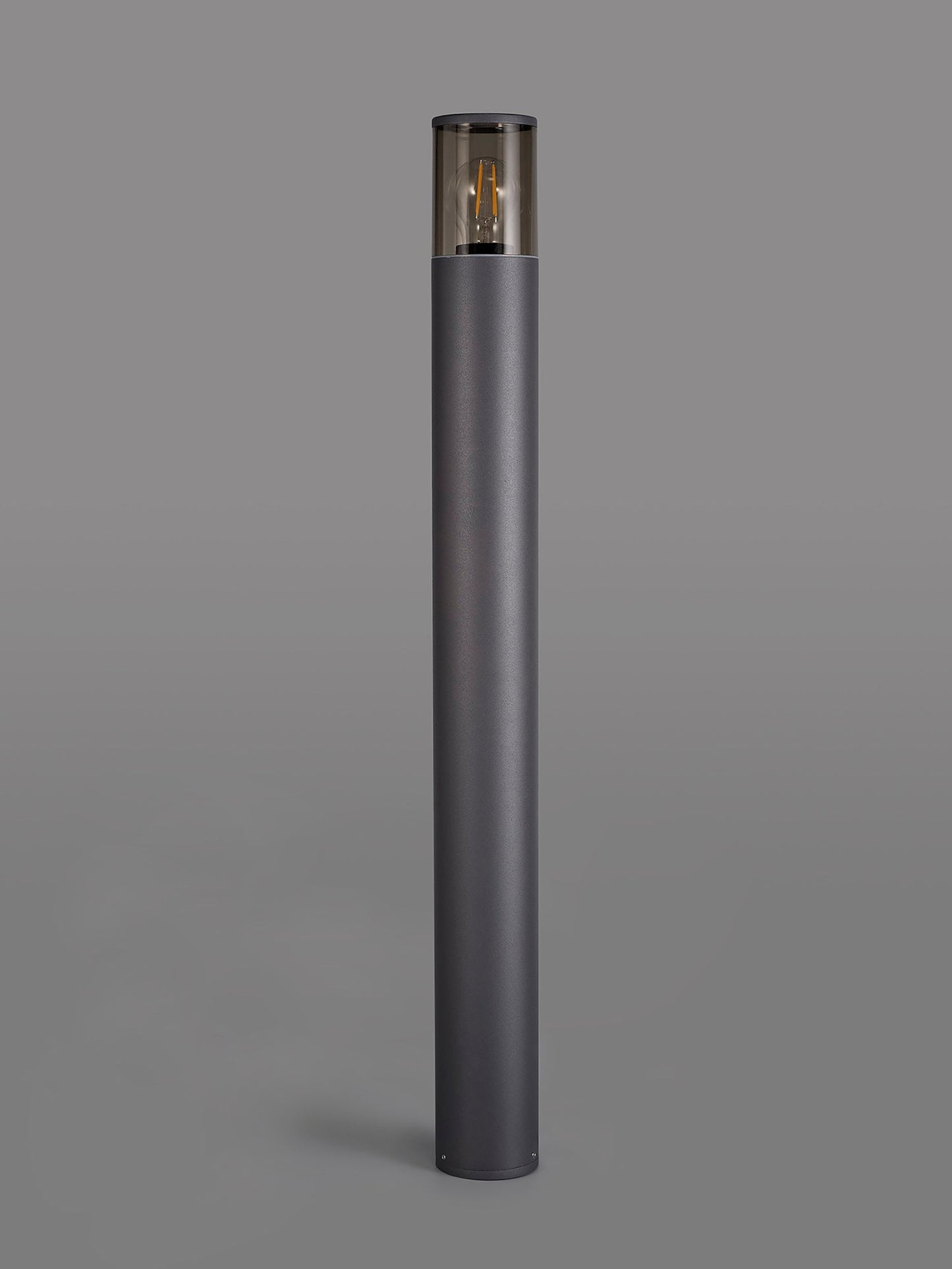 Paddock 90cm Post Lamp 1 x E27, IP54, Anthracite and Smoked, 2yrs Warranty