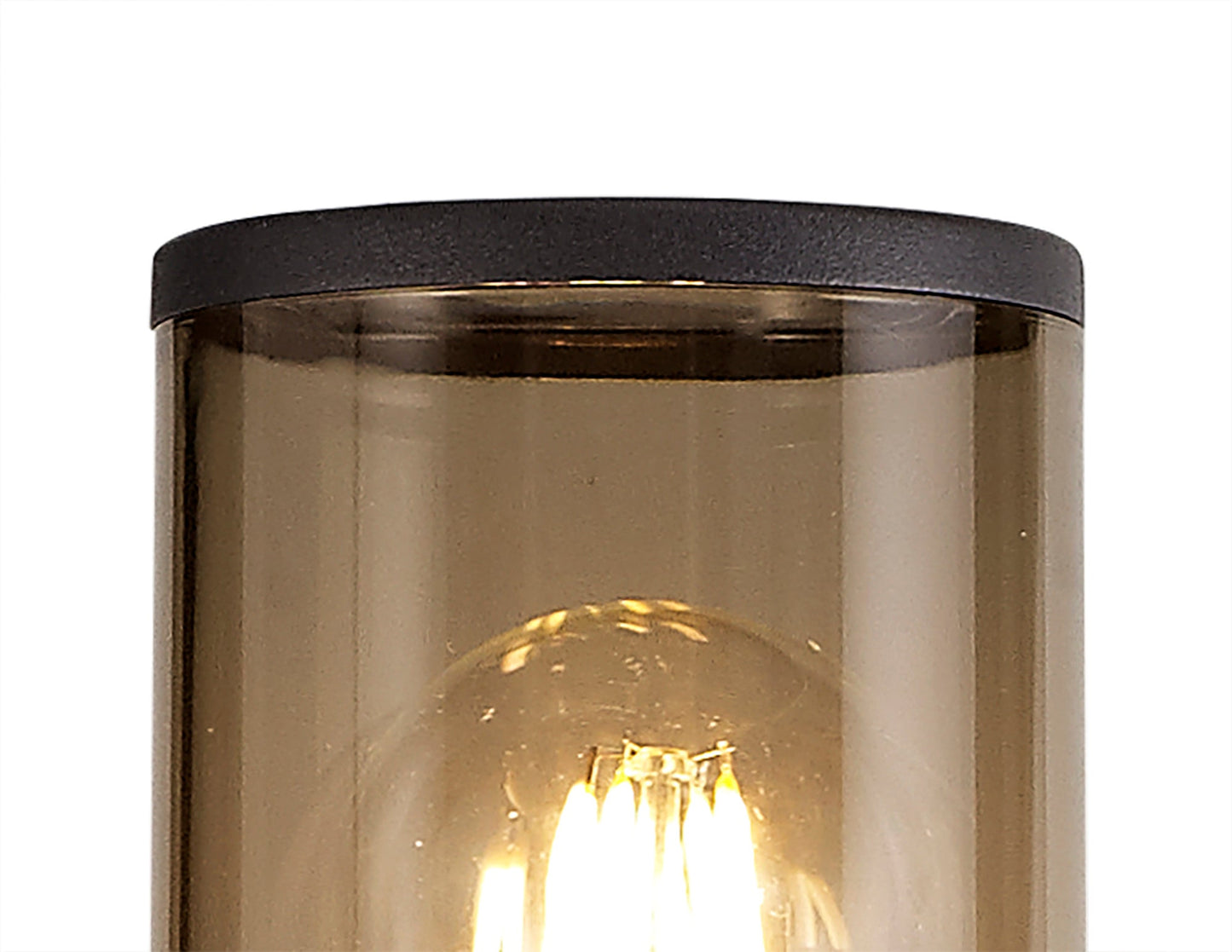 Paddock 90cm Post Lamp 1 x E27, IP54, Anthracite and Smoked, 2yrs Warranty