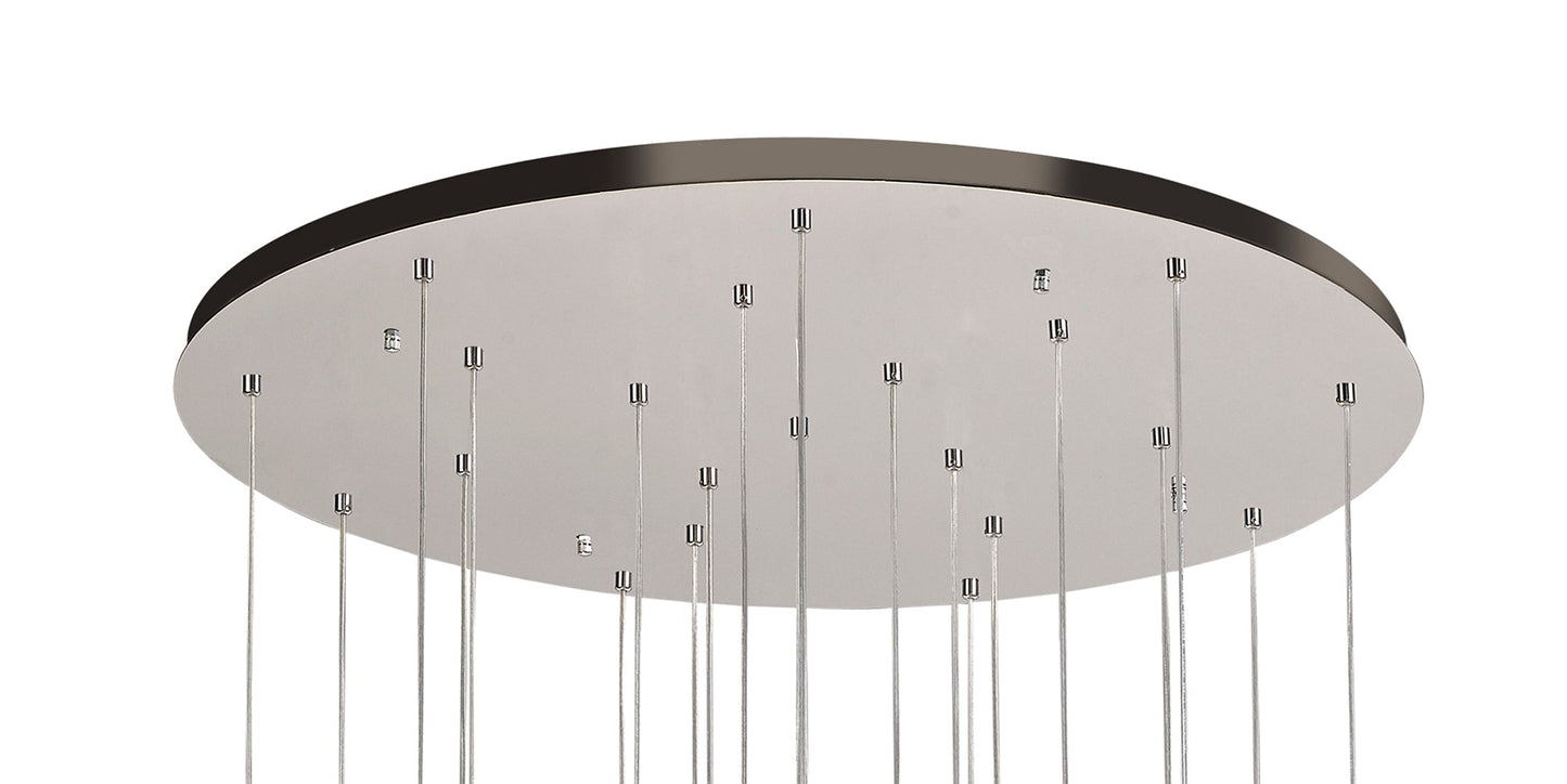 Plumley Pendant 5m, 21 x 4.5W LED, 3000K, 3360lm, Polished Chrome, 3yrs Warranty
