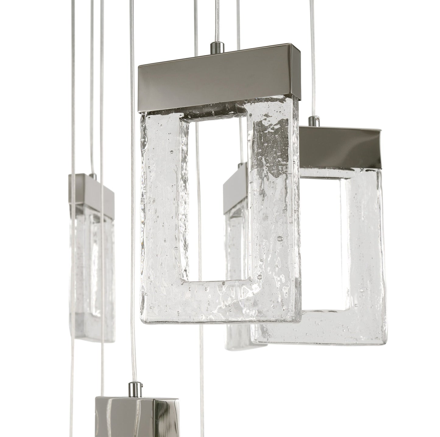 Plumley Pendant 5m, 21 x 4.5W LED, 3000K, 3360lm, Polished Chrome, 3yrs Warranty