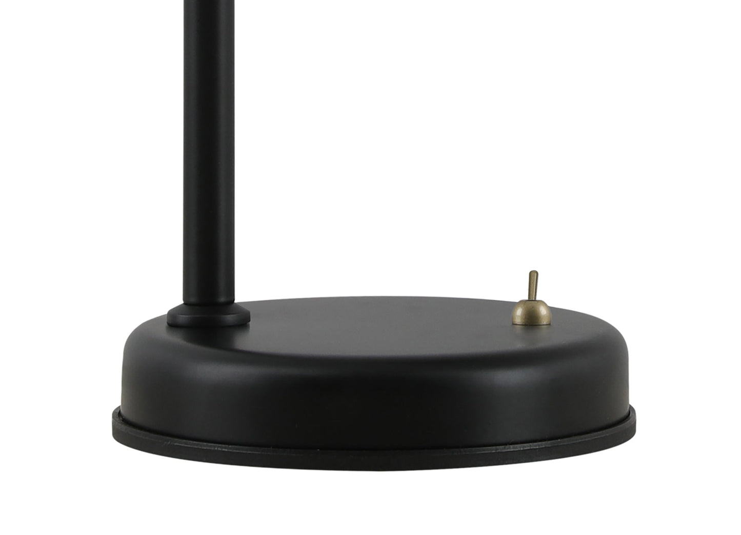 Snelson Adjustable Table Lamp, 1 x E27, Matt Black and Antique Brass and Khaki