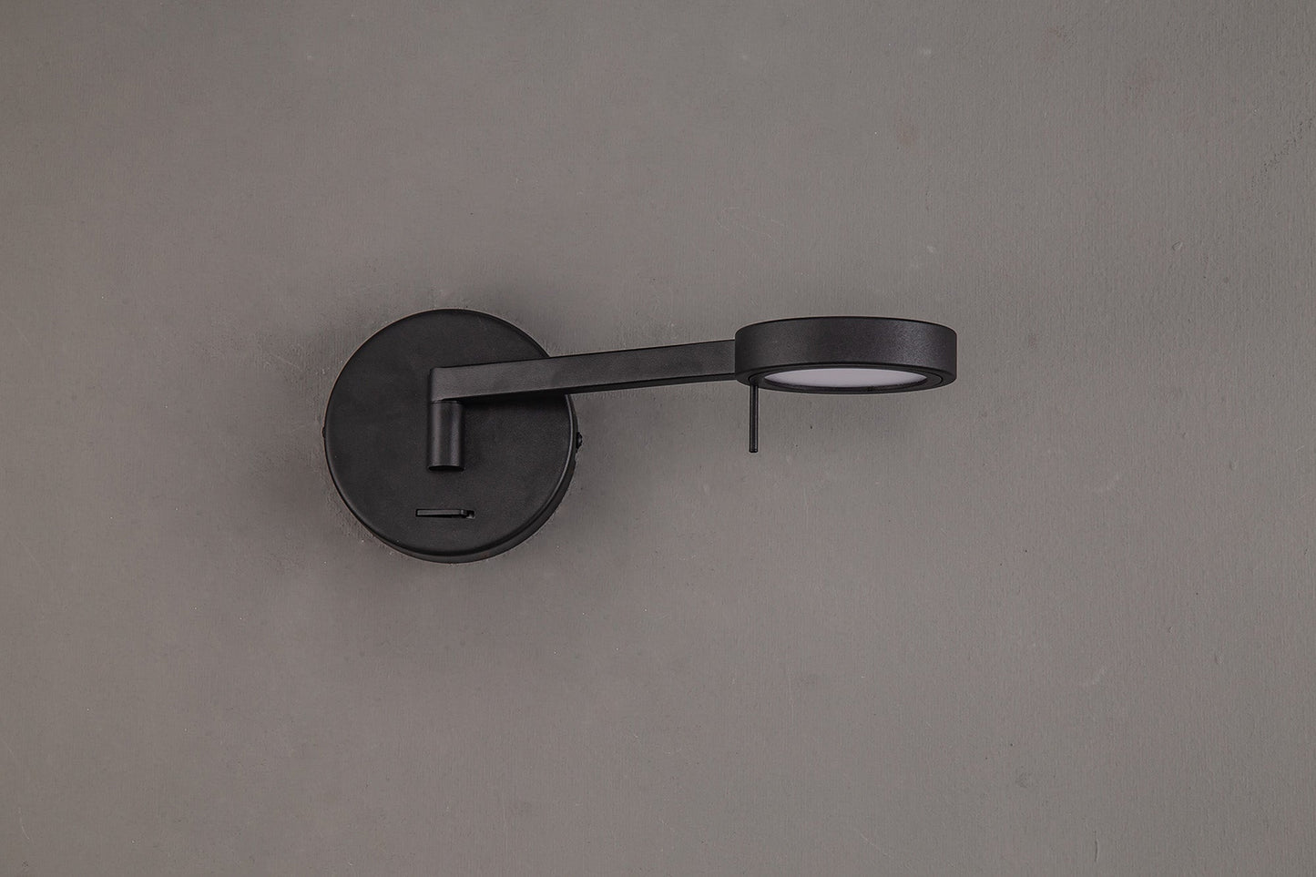 Somerford Switched Adjustable Wall Lamp and Reader, 1 x 8W LED, 3000K, Sand Black, 3yrs Warranty