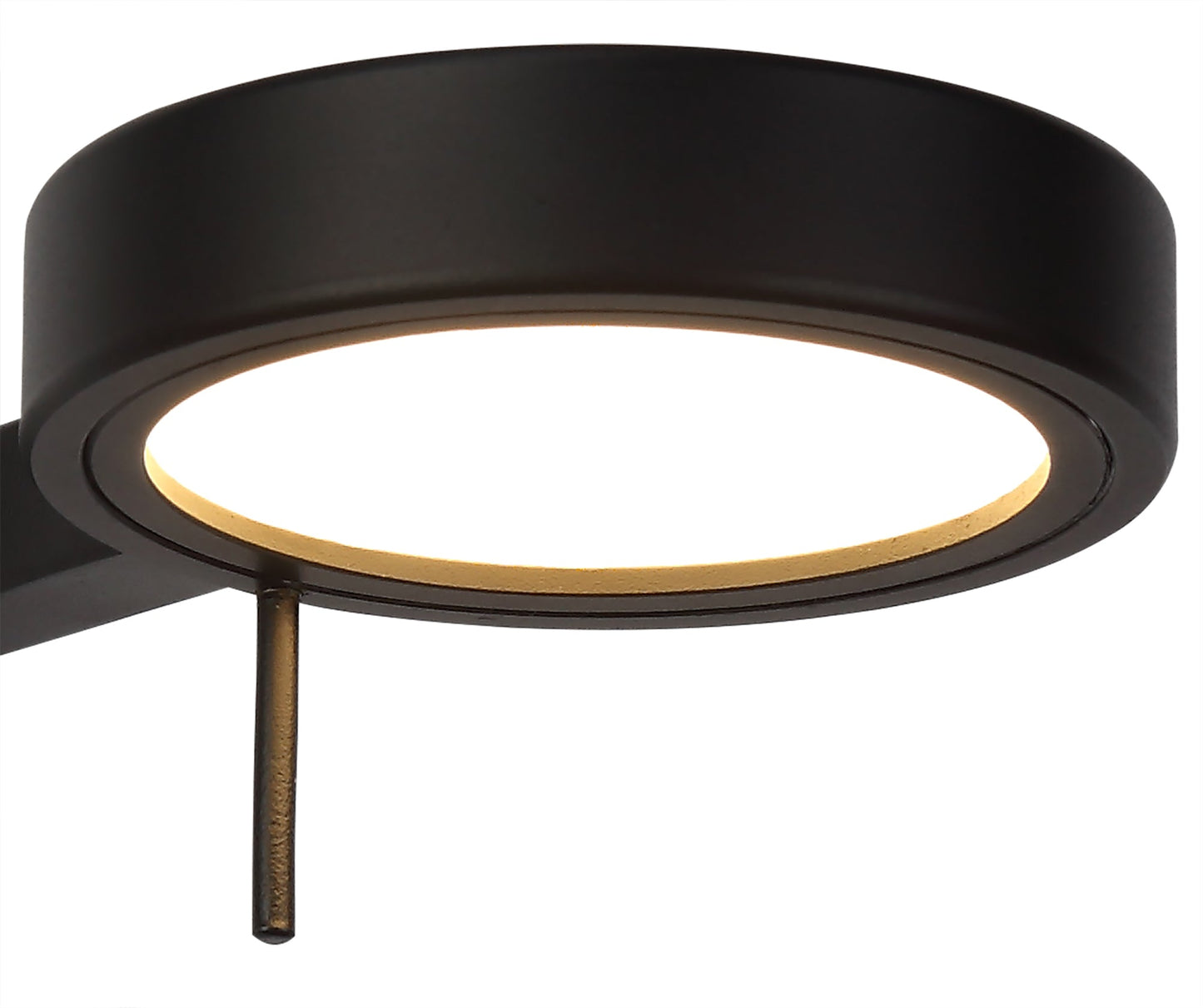 Somerford Switched Adjustable Wall Lamp and Reader, 1 x 8W LED, 3000K, Sand Black, 3yrs Warranty