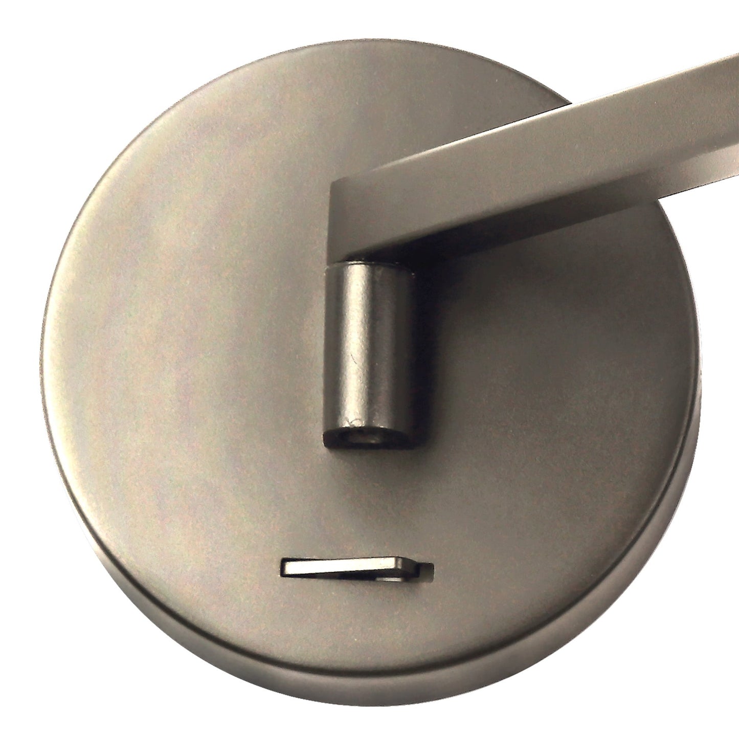 Somerford Switched Adjustable Wall Lamp and Reader, 1 x 8W LED, 3000K, Satin Nickel, 3yrs Warranty