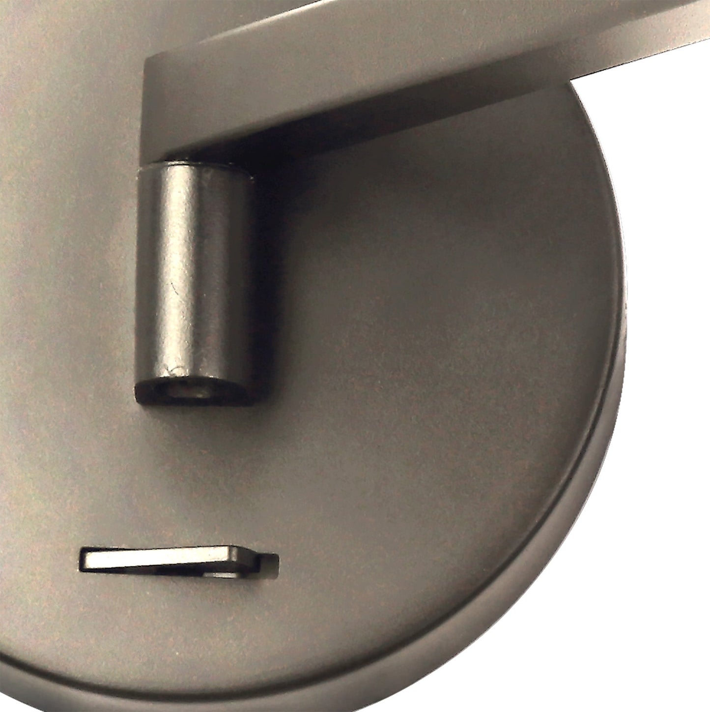 Somerford Switched Adjustable Wall Lamp and Reader, 1 x 8W LED, 3000K, Satin Nickel, 3yrs Warranty