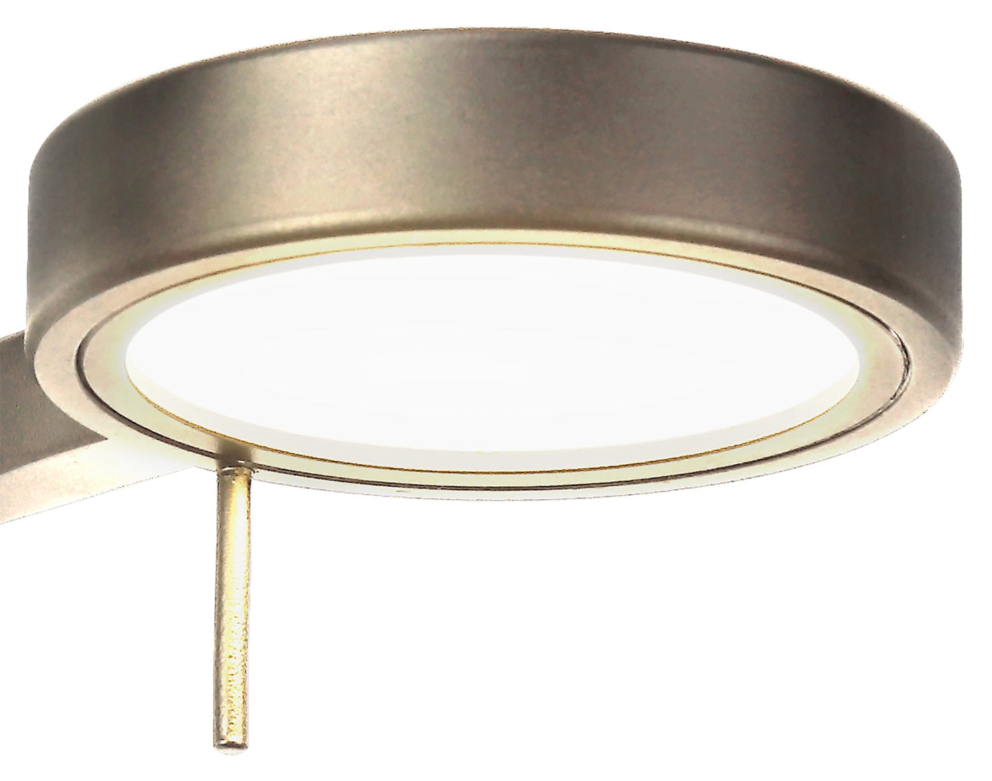 Somerford Switched Adjustable Wall Lamp and Reader, 1 x 8W LED, 3000K, Satin Nickel, 3yrs Warranty
