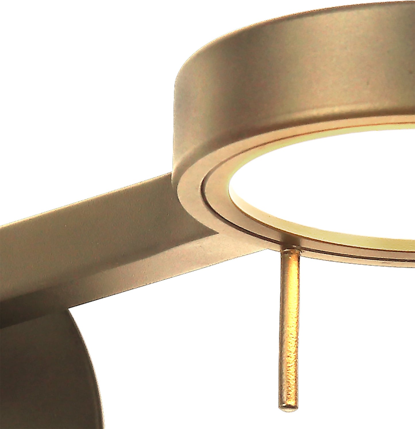 Somerford Switched Adjustable Wall Lamp and Reader, 1 x 8W LED, 3000K, Antique Brass, 3yrs Warranty
