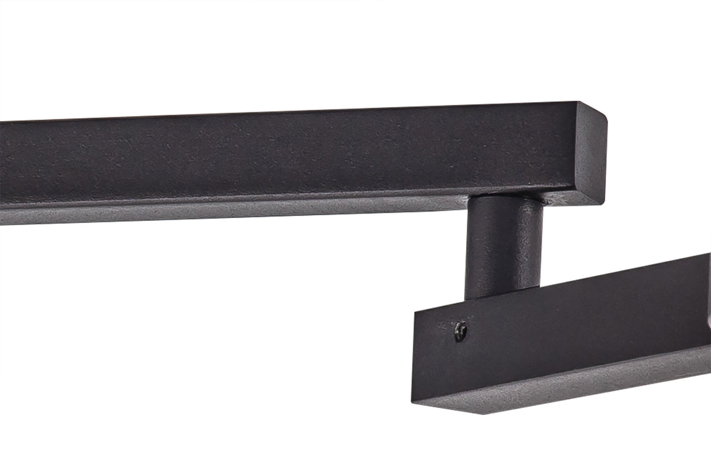 Somerford Switched Adjustable Swing Arm Wall Lamp and Reader, 1 x 8W LED, 3000K, Sand Black, 3yrs Warranty