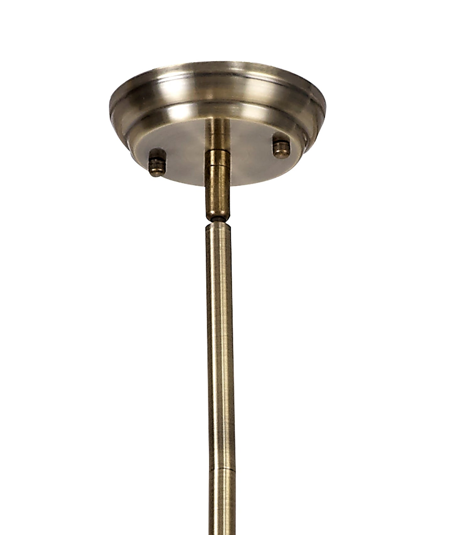 Stanley Linear Pendant, 3 x E27, Antique Brass and Frosted Glass 2