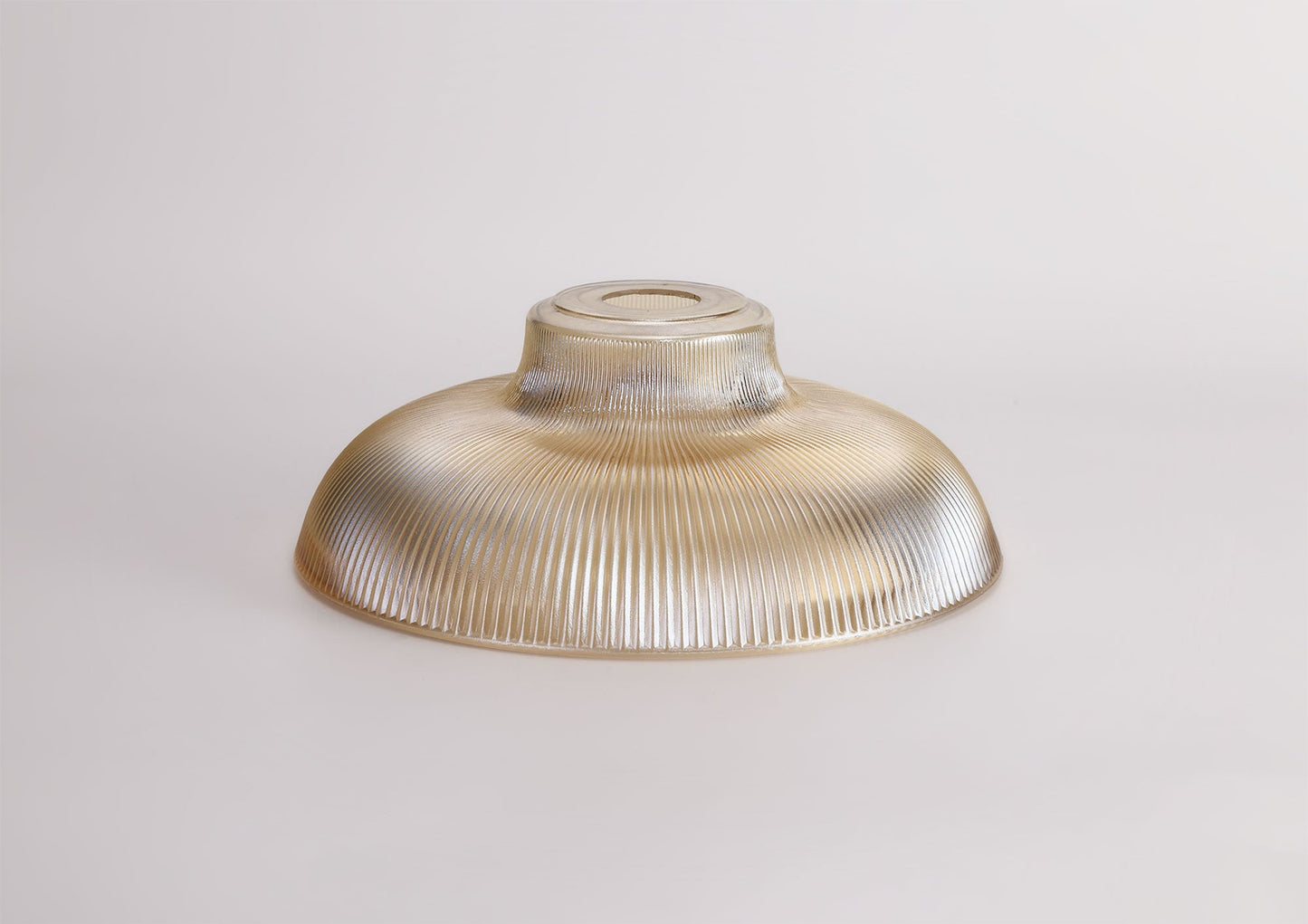 Stanley Round 30cm Amber Glass Lampshade
