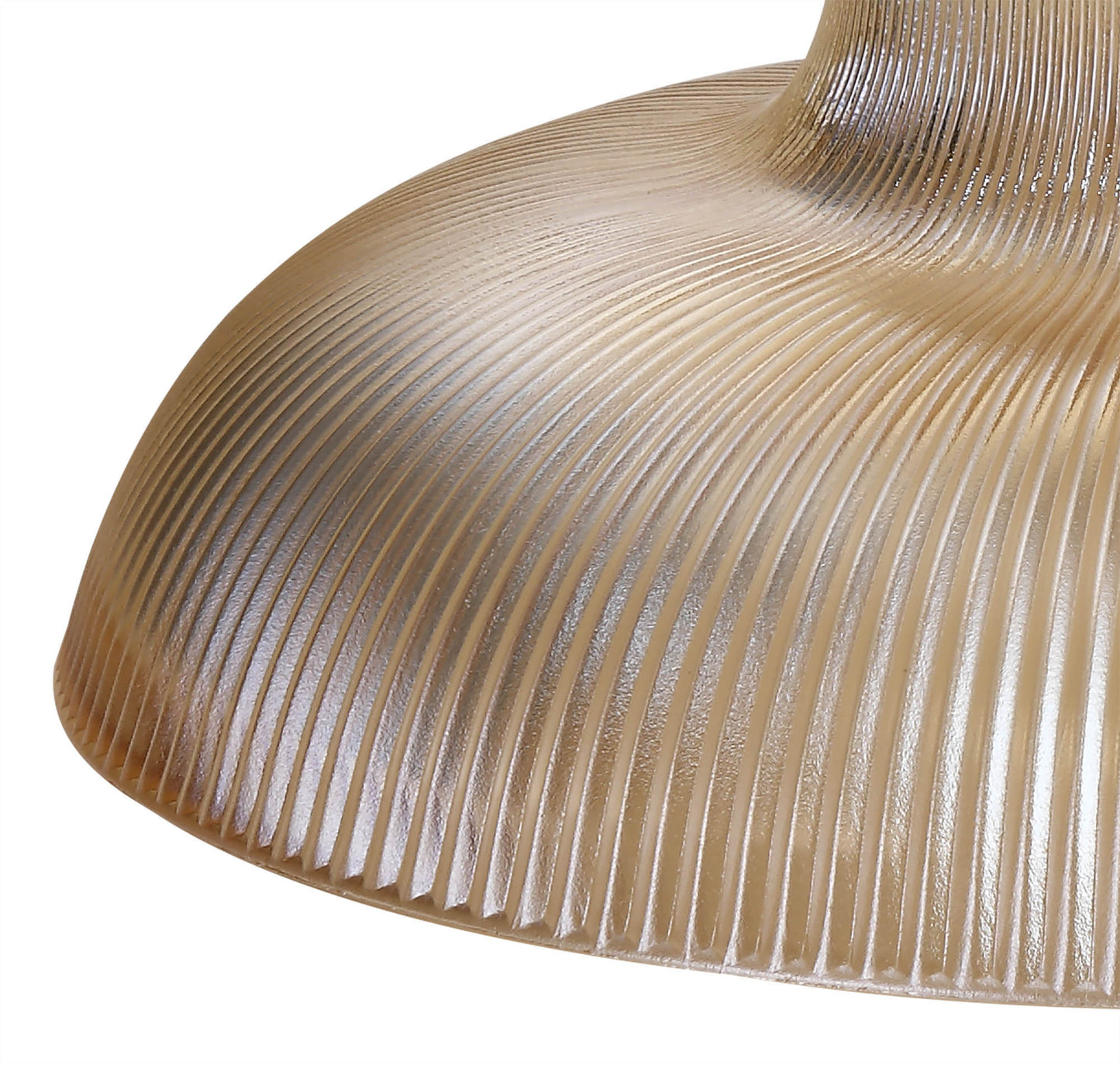 Stanley Round 30cm Amber Glass Lampshade