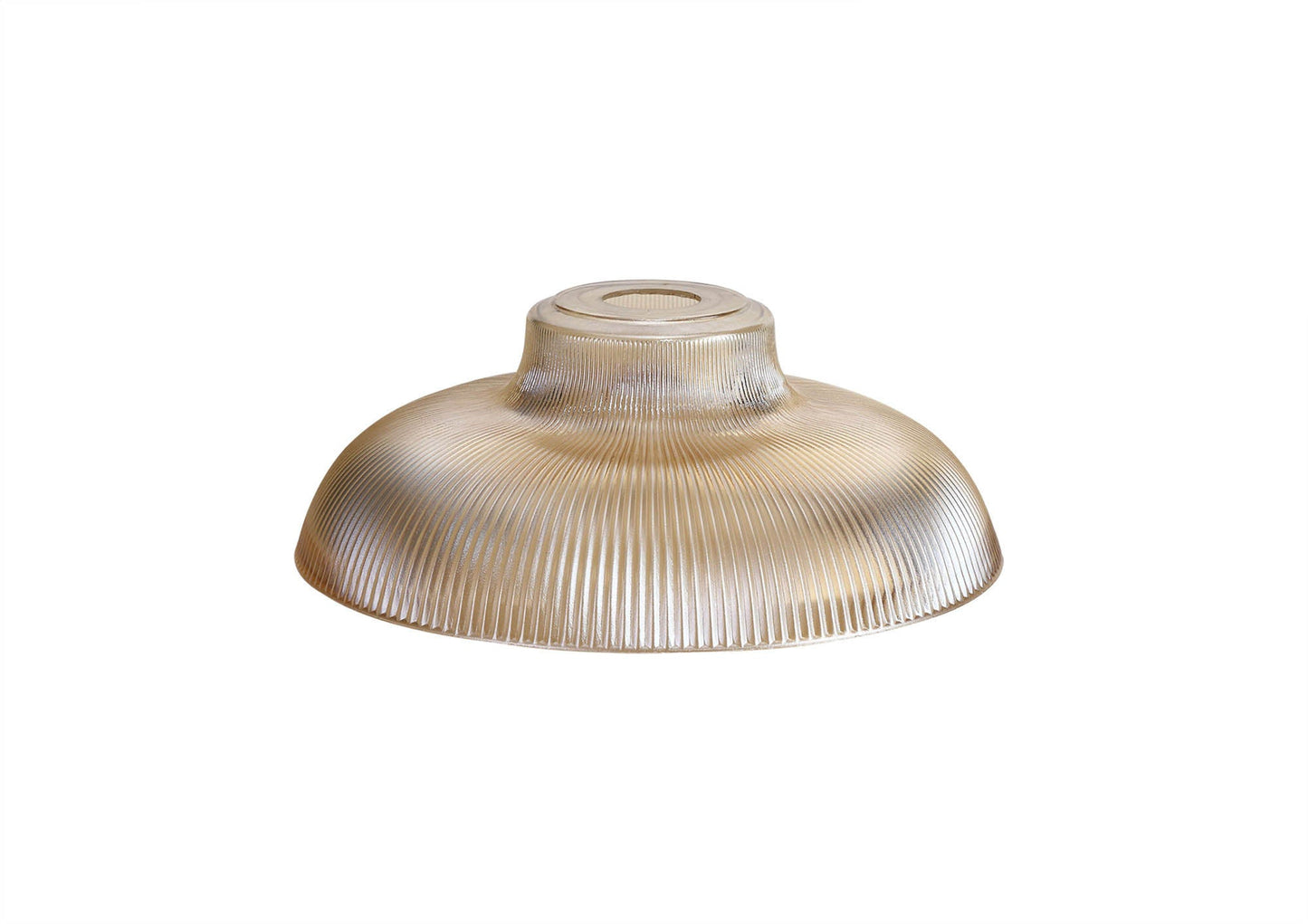 Stanley 1 Light Pendant E27 With 30cm Round Glass Shade, Antique Brass and Amber