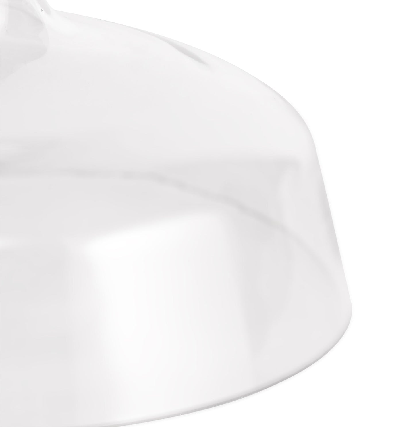 Stanley Flat Round 30cm Clear Glass Lampshade
