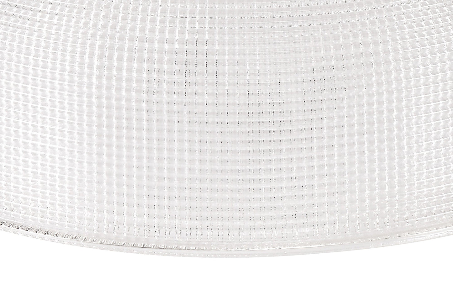 Stanley Round 26.5cm Prismatic Effect Clear Glass Lampshade