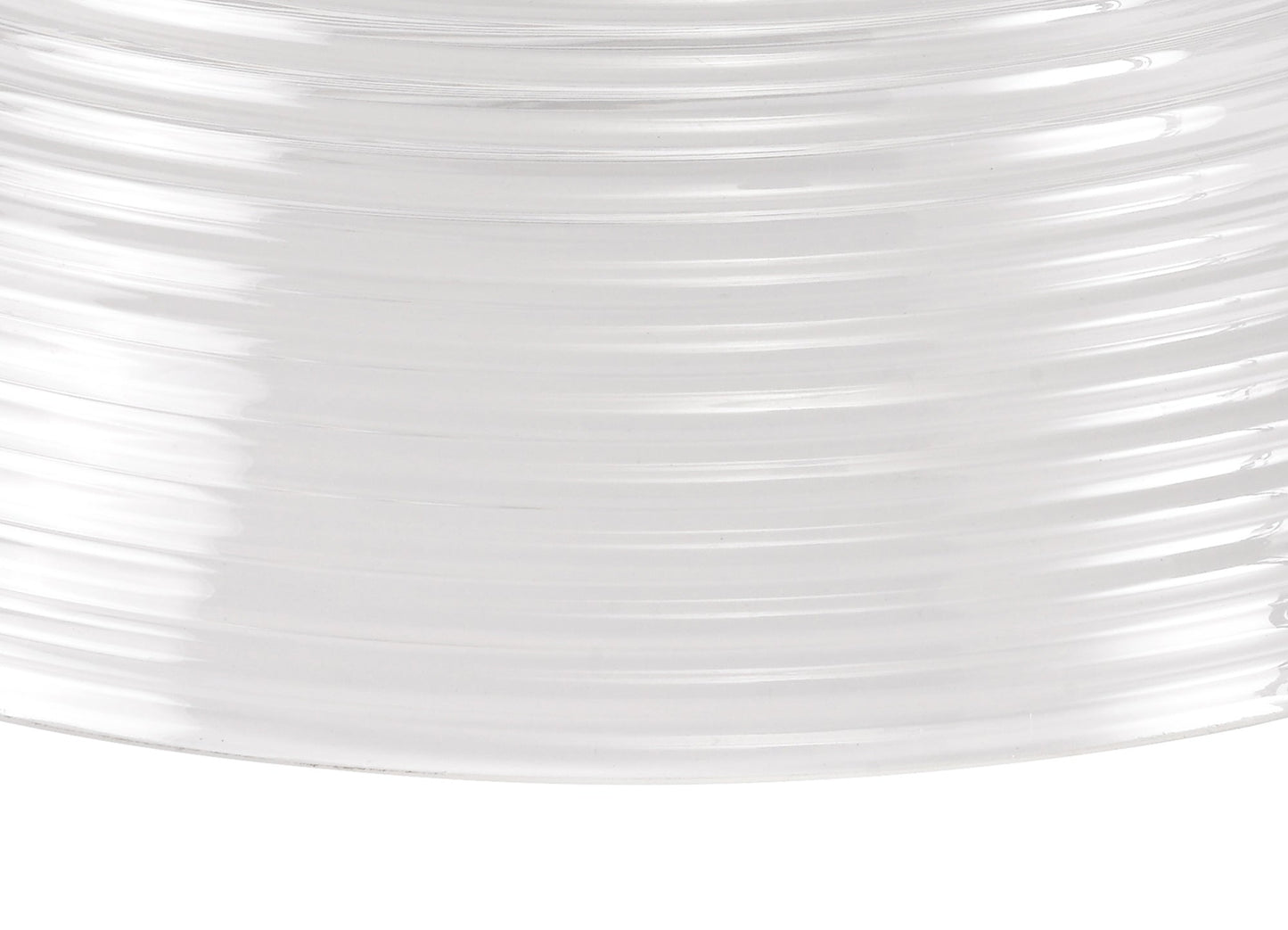 Stanley Round 33.5cm Prismatic Effect Clear Glass Lampshade