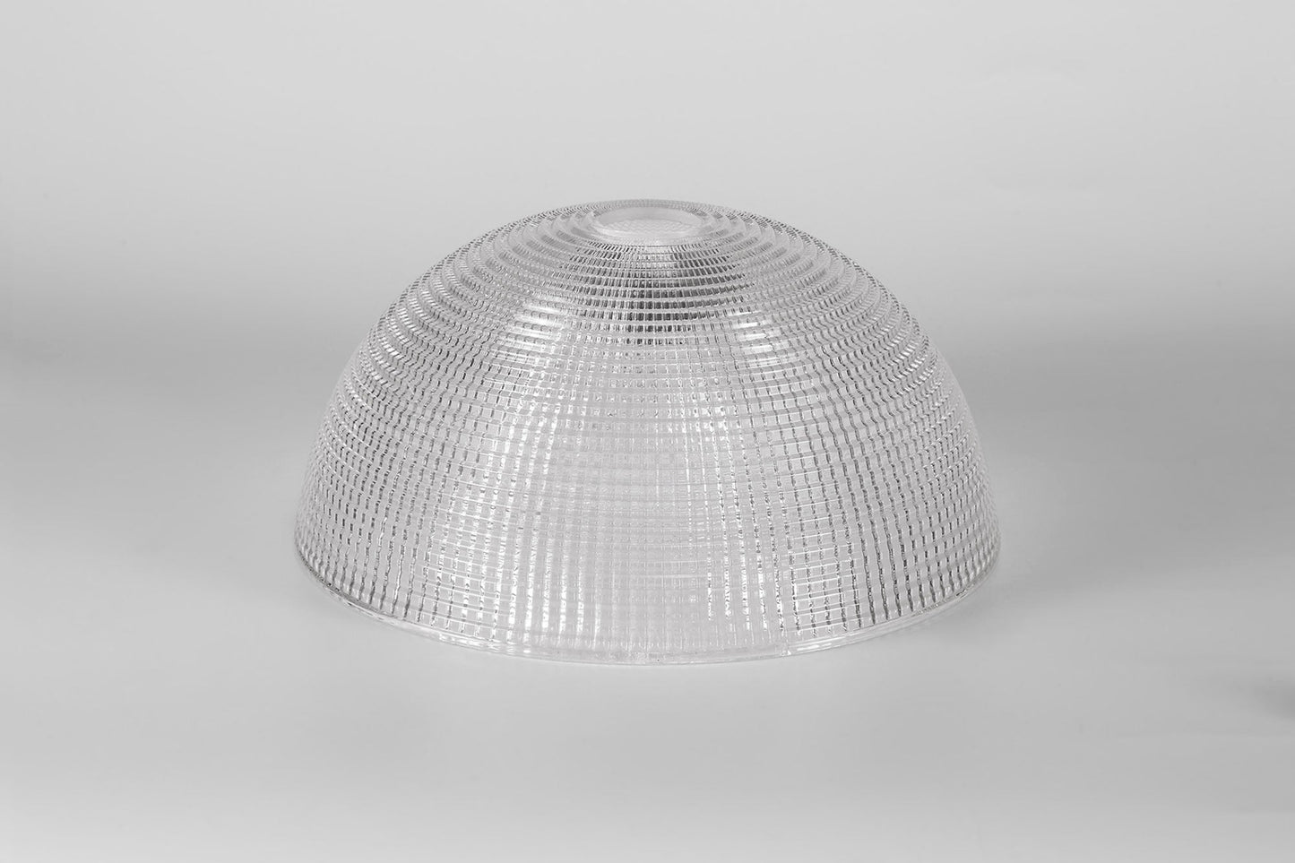 Stanley Round 30cm Prismatic Effect Clear Glass Lampshade