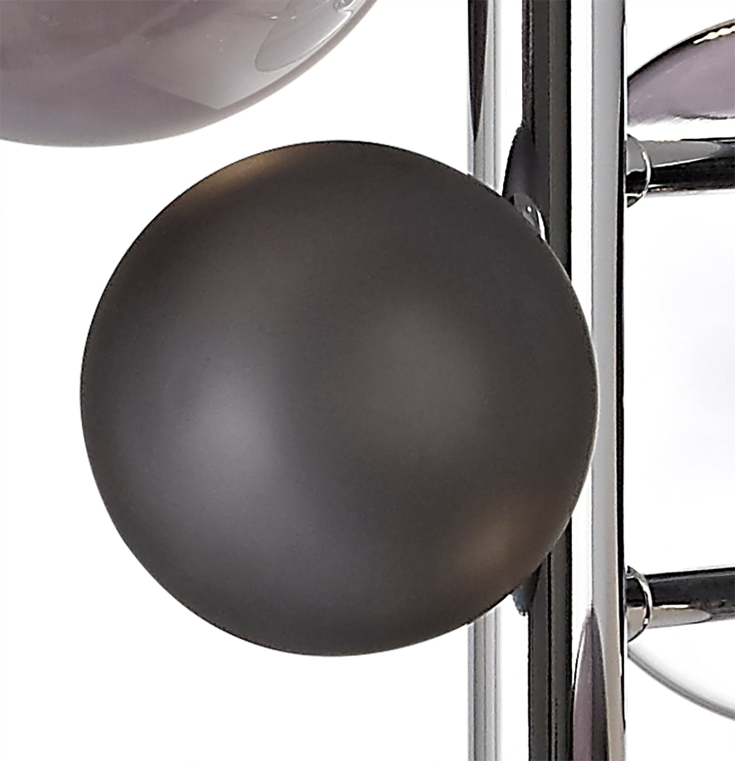 Stubbs Wall Lamp, 2 x G9, Polished Chrome and Smoked Glass