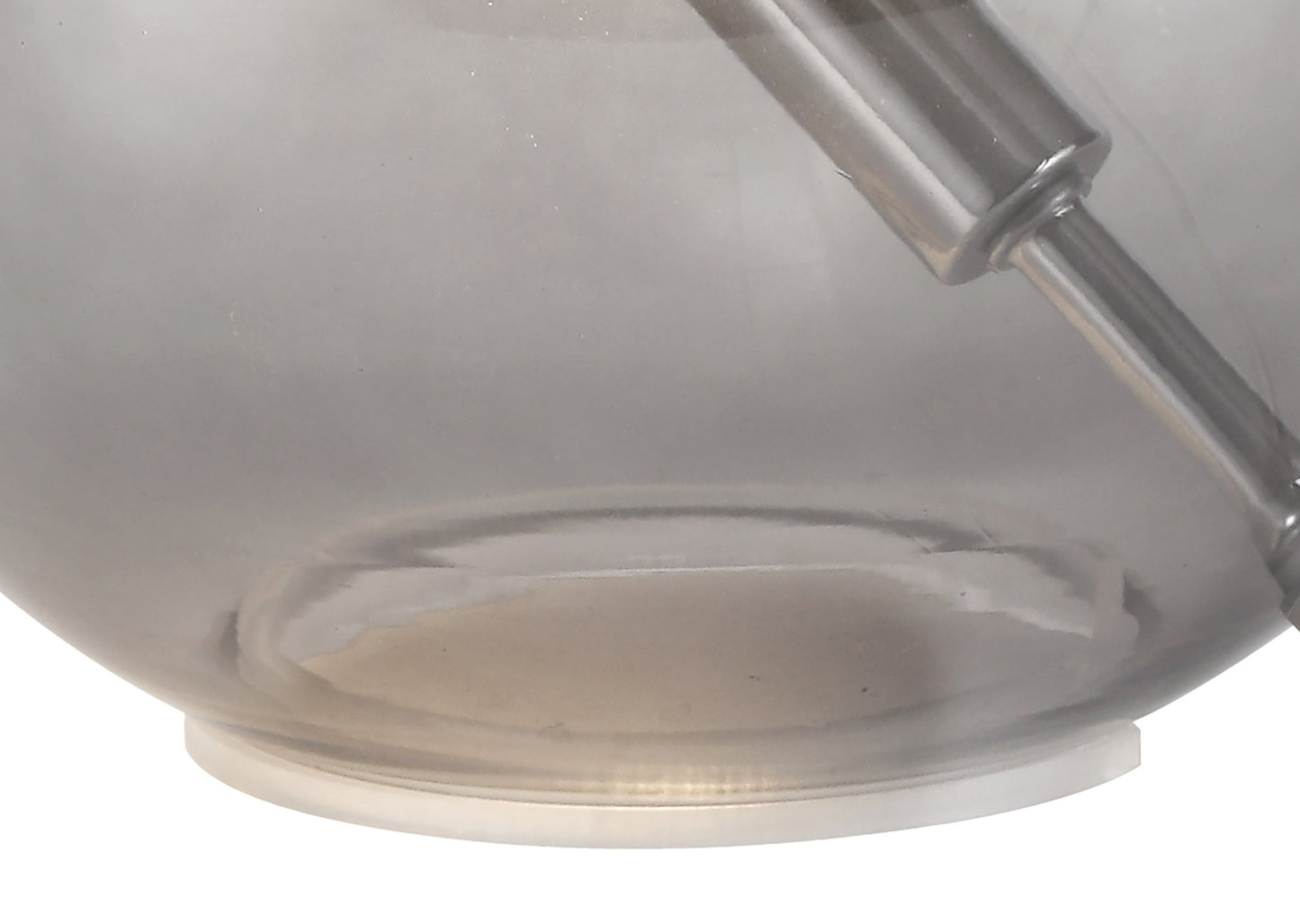 Stubbs Table Lamp, 1 x G9, Polished Chrome and Smoked Glass
