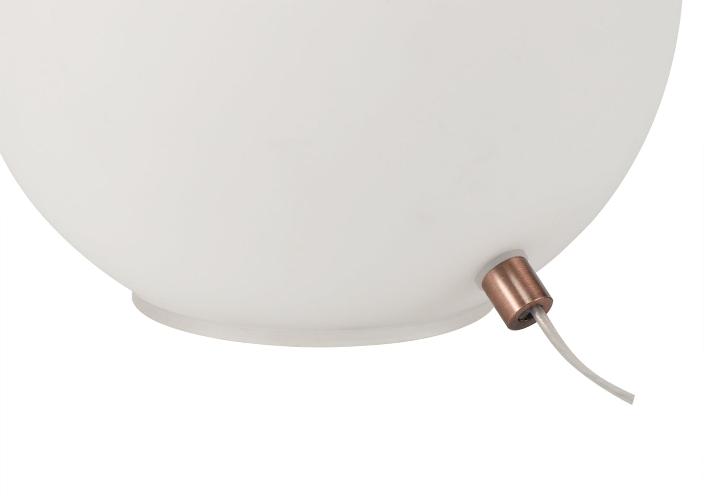 Stubbs Table Lamp, 1 x G9, Antique Copper and Opal Glass