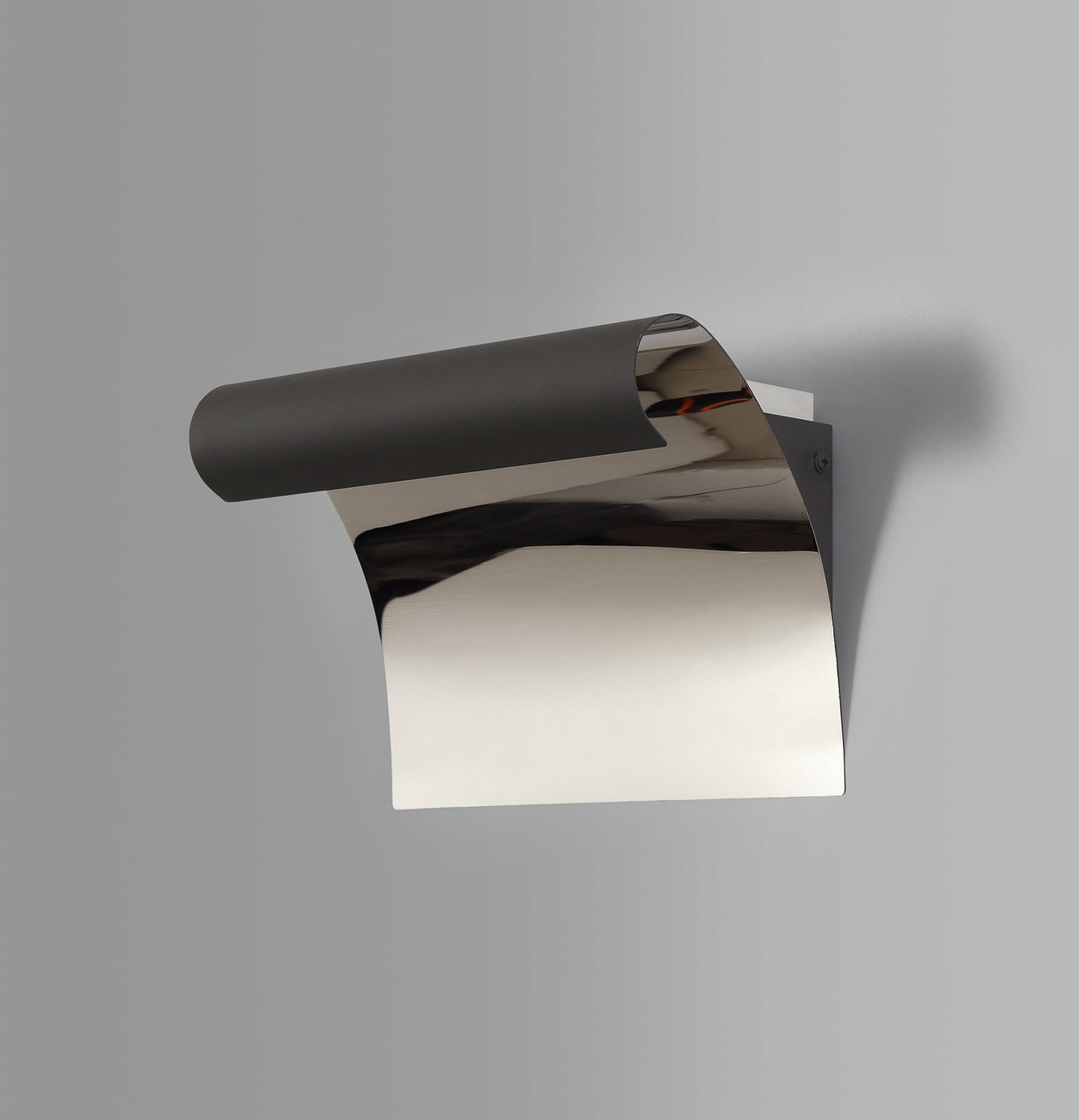 Styal Wall Lamp, 1 x 12W LED, 3000K, 840lm, Sand Anthracite and Polished Chrome, 3yrs Warranty