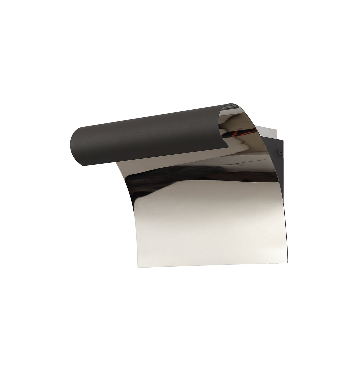 Styal Wall Lamp, 1 x 12W LED, 3000K, 840lm, Sand Anthracite and Polished Chrome, 3yrs Warranty