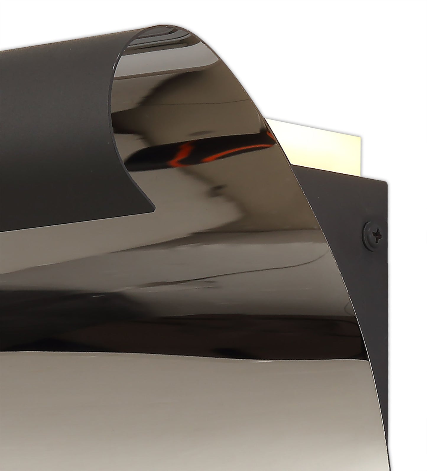 Styal Wall Lamp, 1 x 12W LED, 3000K, 840lm, Sand Anthracite and Polished Chrome, 3yrs Warranty