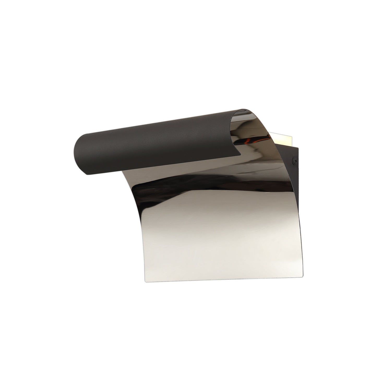 Styal Wall Lamp, 1 x 12W LED, 3000K, 840lm, Sand Anthracite and Polished Chrome, 3yrs Warranty