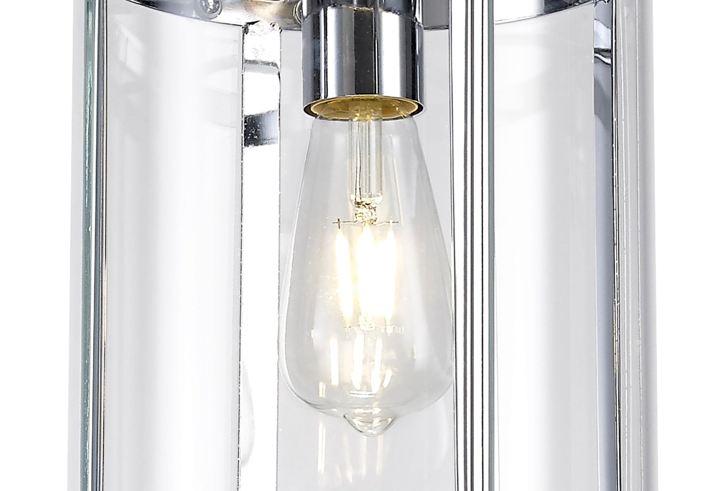 Tarporley Pendant, 1 Light E27, Polished Chrome 2