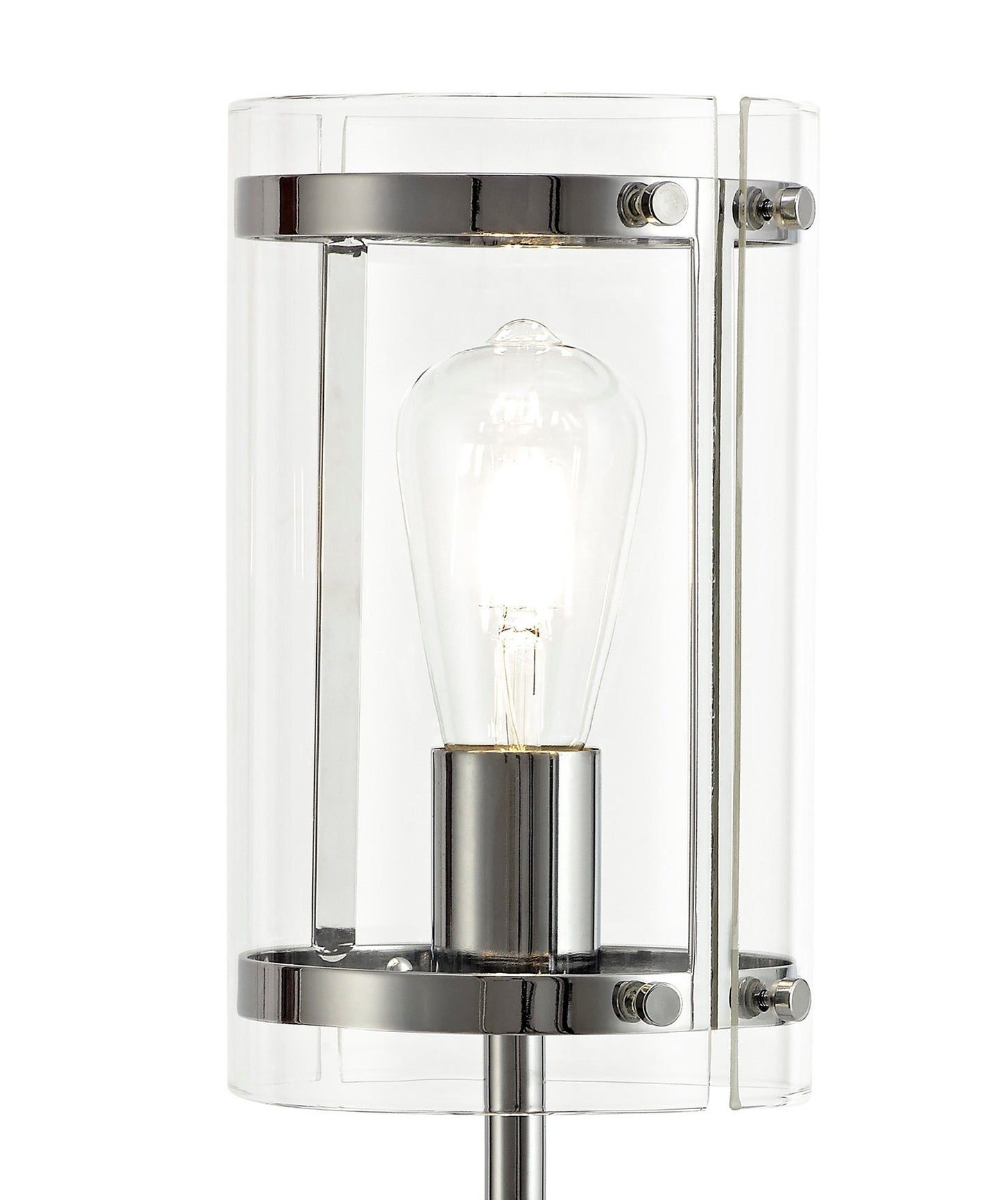 Tarporley Table Lamp, 1 Light E27, Polished Chrome