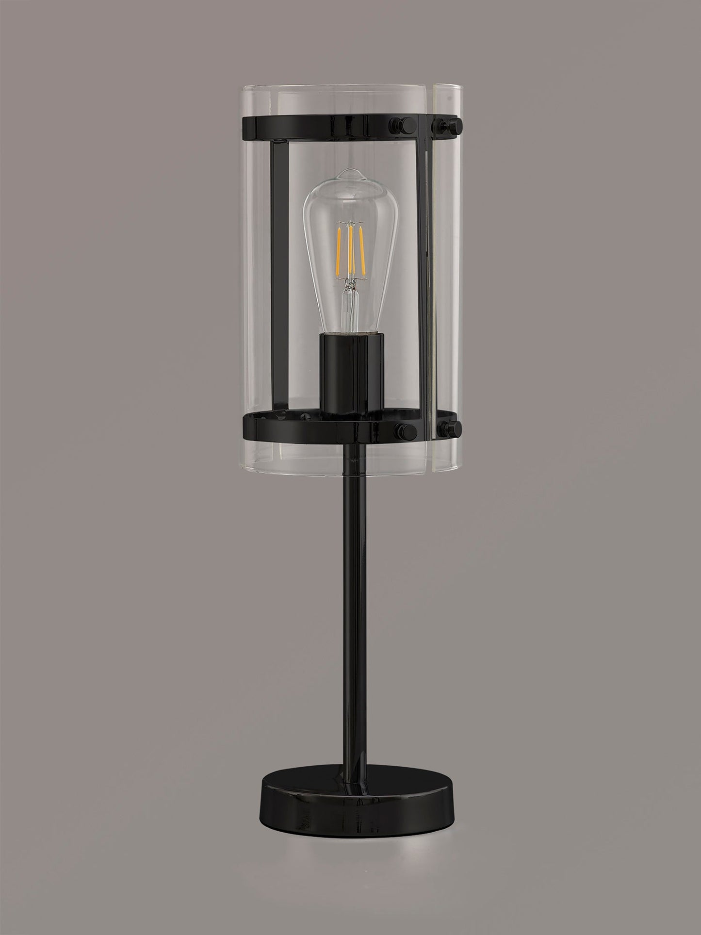 Tarporley Table Lamp, 1 Light E27, Matt Black