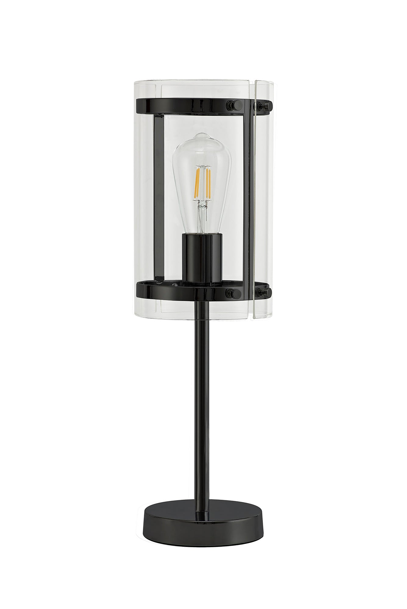 Tarporley Table Lamp, 1 Light E27, Matt Black