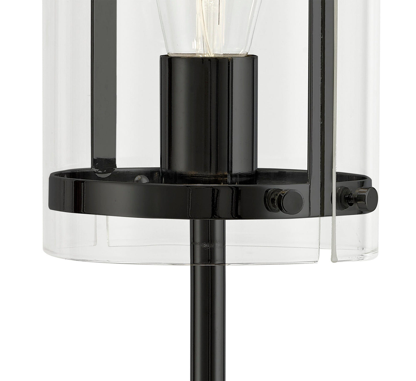 Tarporley Table Lamp, 1 Light E27, Matt Black