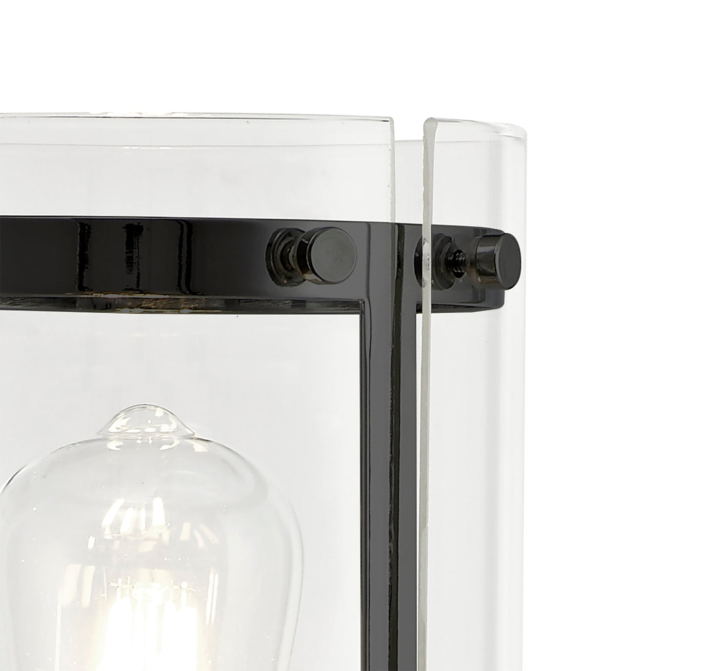Tarporley Table Lamp, 1 Light E27, Matt Black