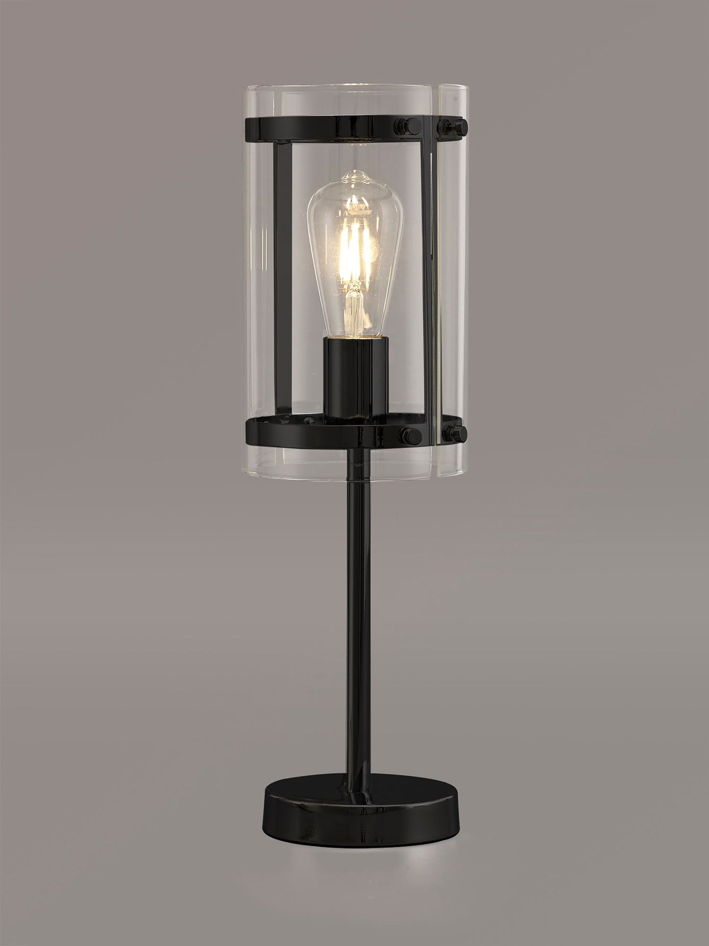Tarporley Table Lamp, 1 Light E27, Matt Black
