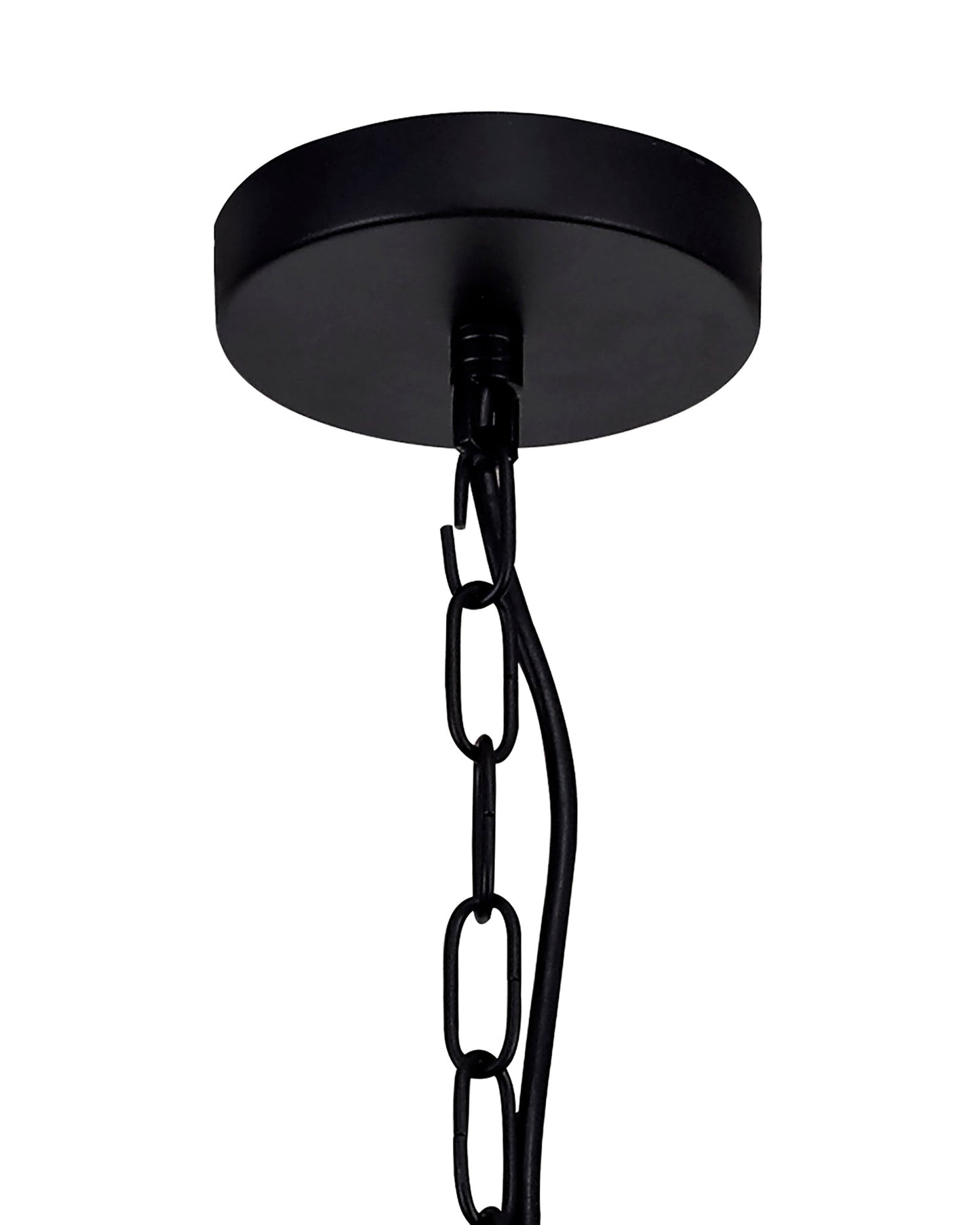 Tarporley Pendant, 2 Light E27, Matt Black 2