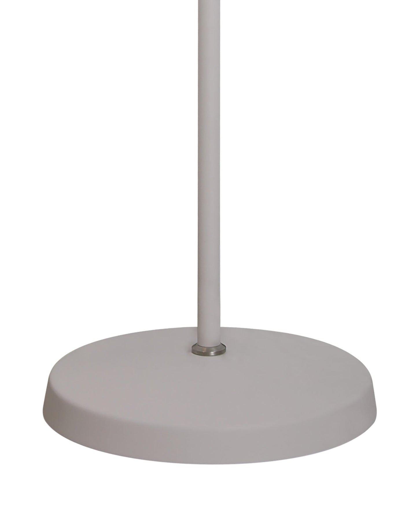 Toft Adjustable Floor Lamp, 1 x E27, Sand White and Satin Nickel and White