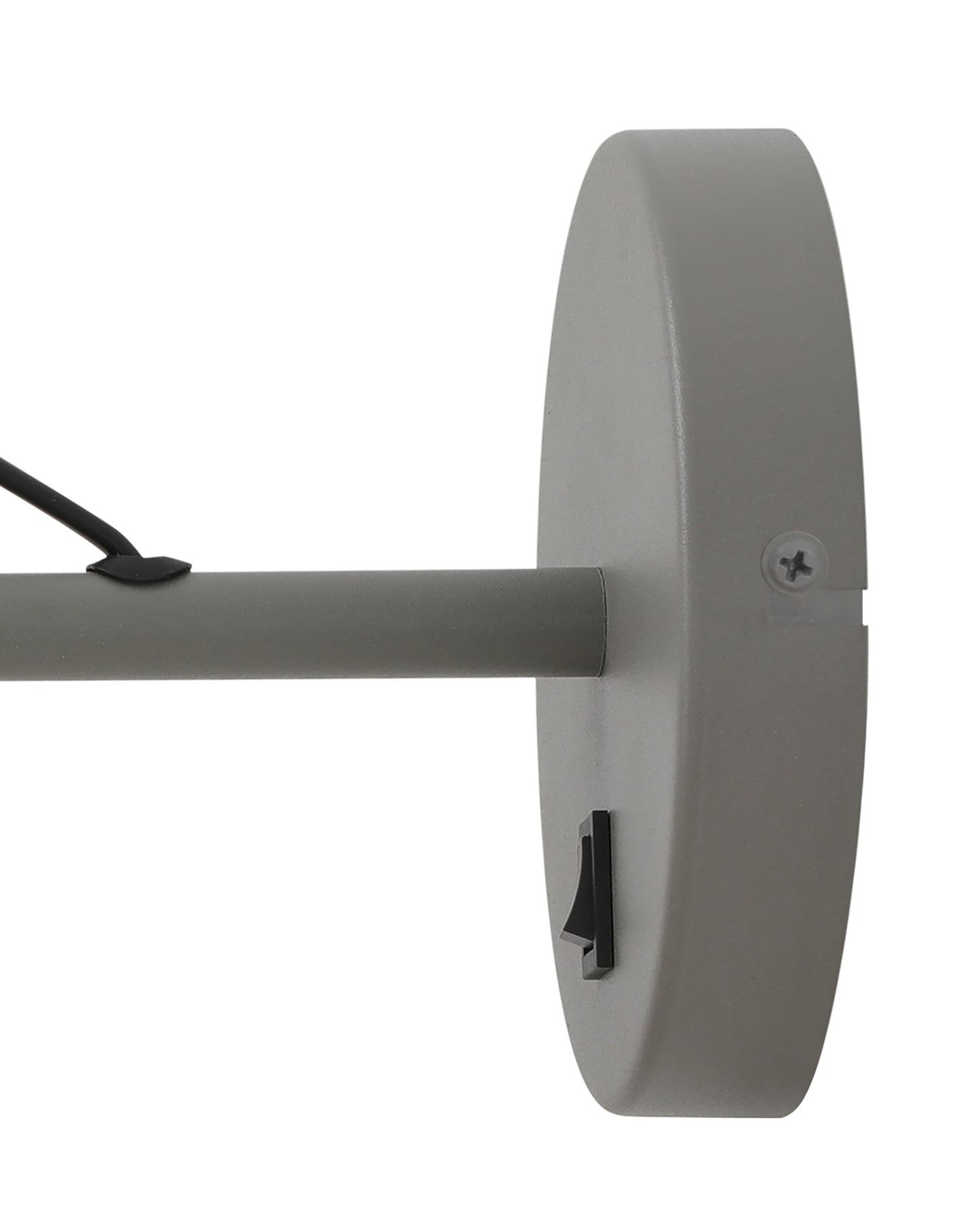 Toft Adjustable Wall Lamp Switched, 1 x E27, Sand Grey and Copper and White